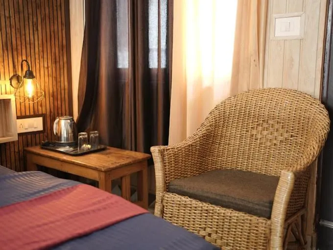 Bed in Skyard Hostel Rishikesh Laxman Jhula