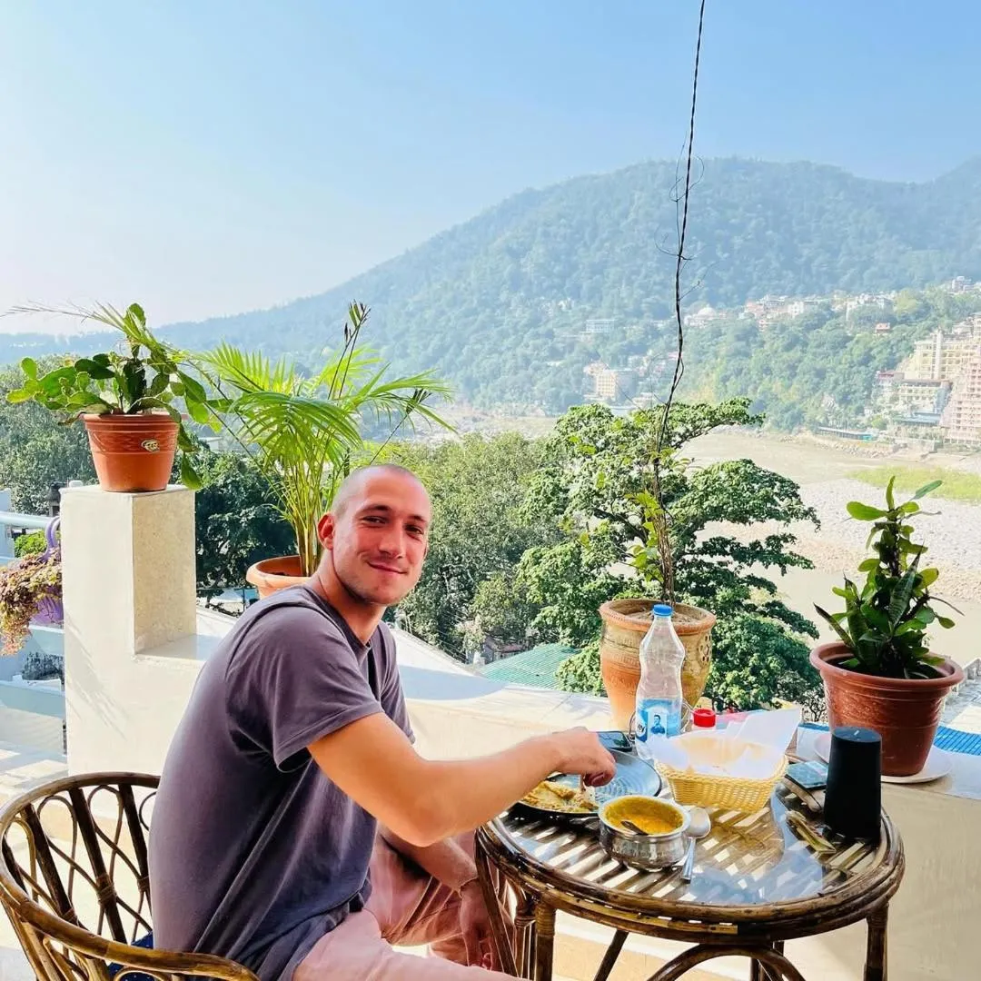 Day in Skyard Hostel Rishikesh Laxman Jhula