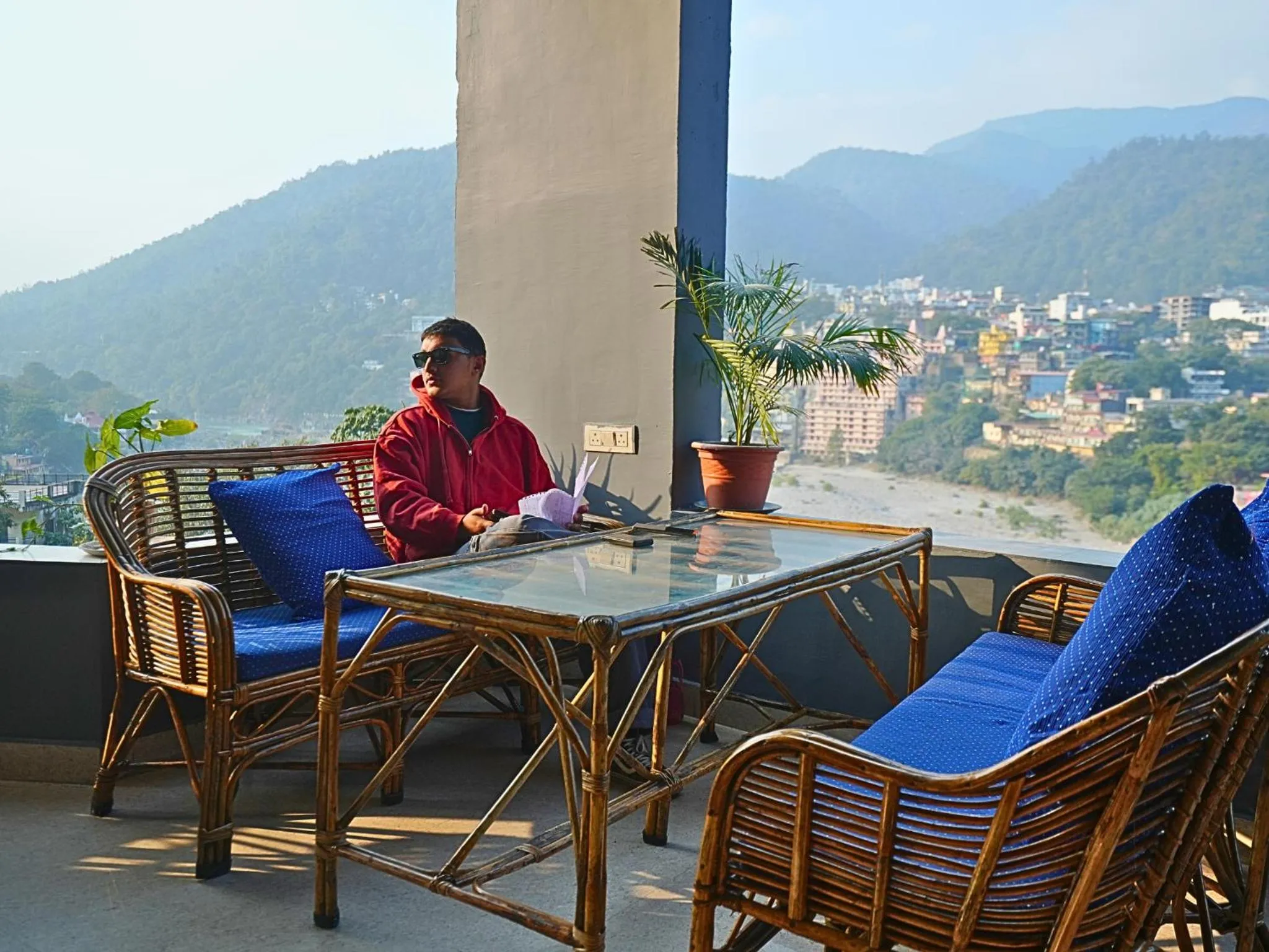 Day in Skyard Hostel Rishikesh Laxman Jhula