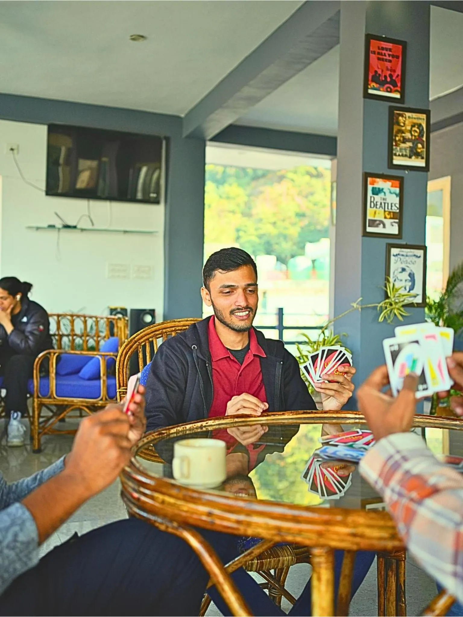 Restaurant/places to eat in Skyard Hostel Rishikesh Laxman Jhula