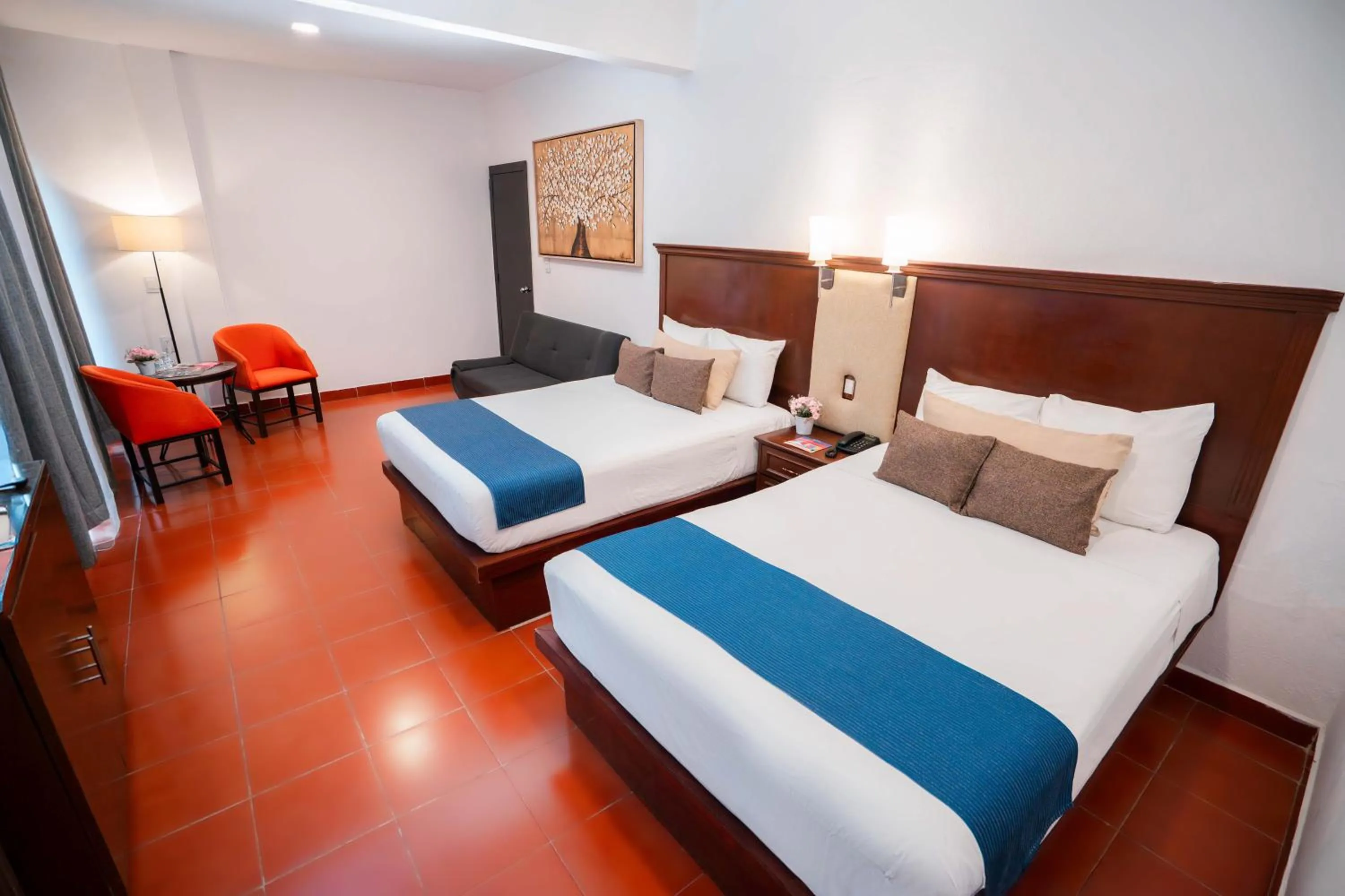 Bed in Hotel del Carmen, en el Centro- DESAYUNO Incluido !