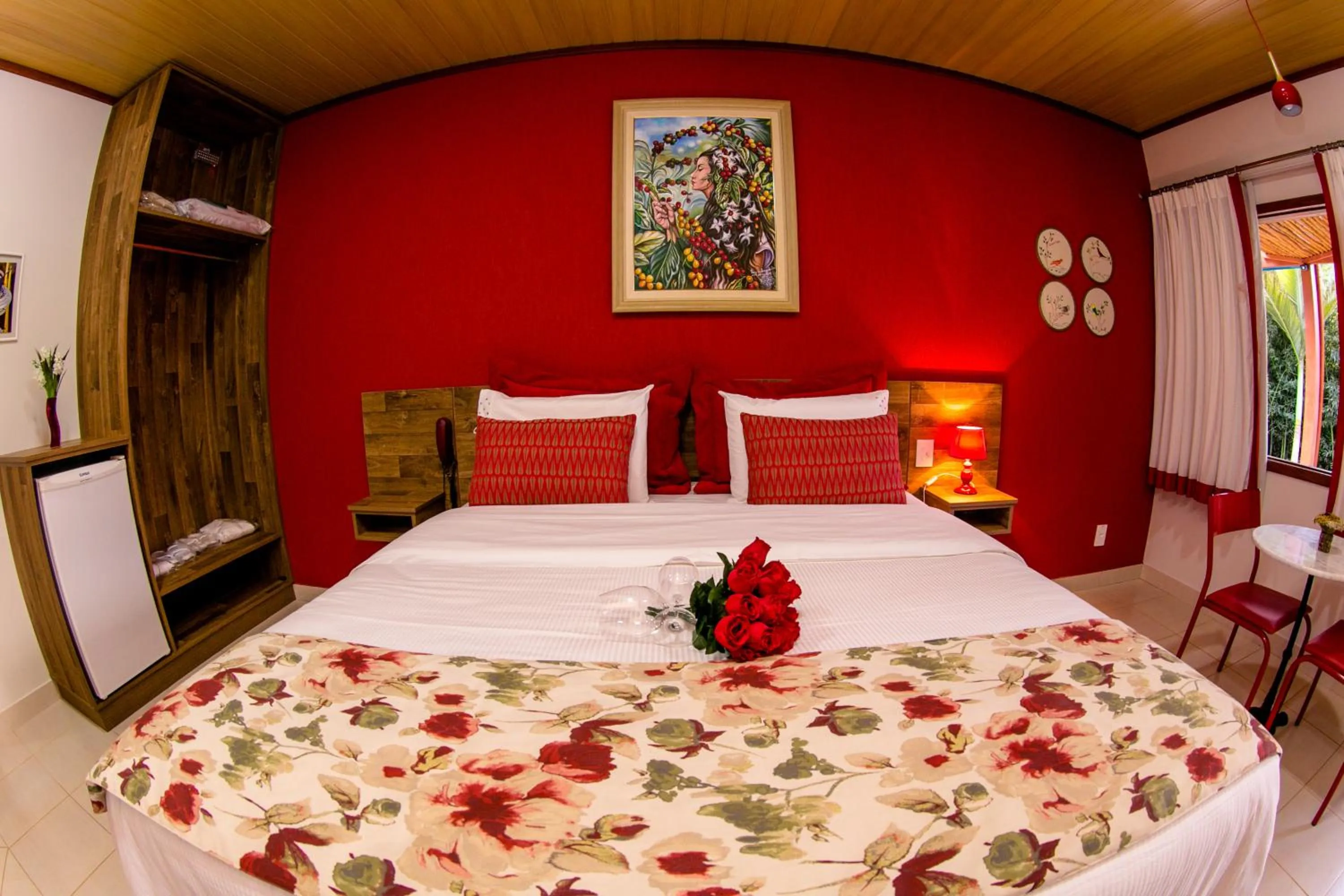 Bed in Chez Domaine Pousada Organica