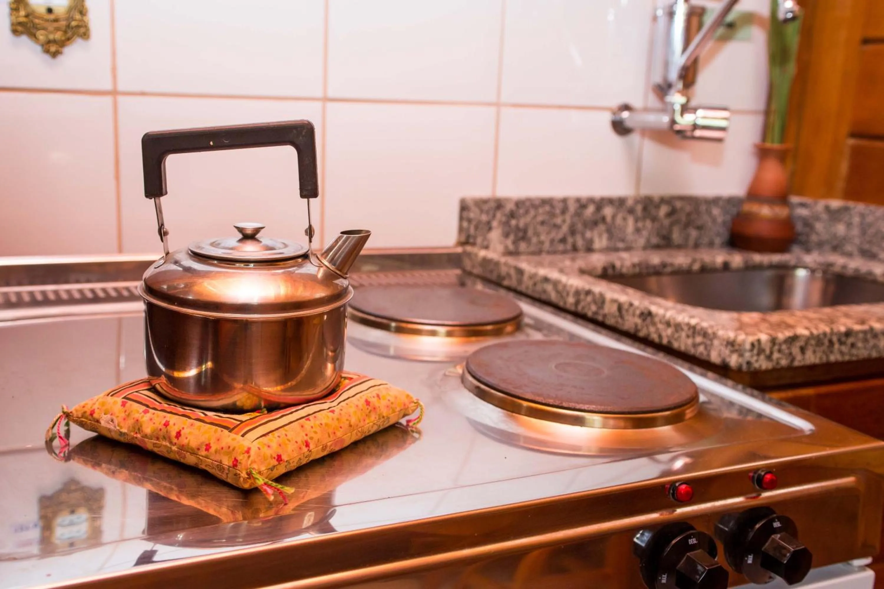 Kitchen or kitchenette in Chez Domaine Pousada Organica
