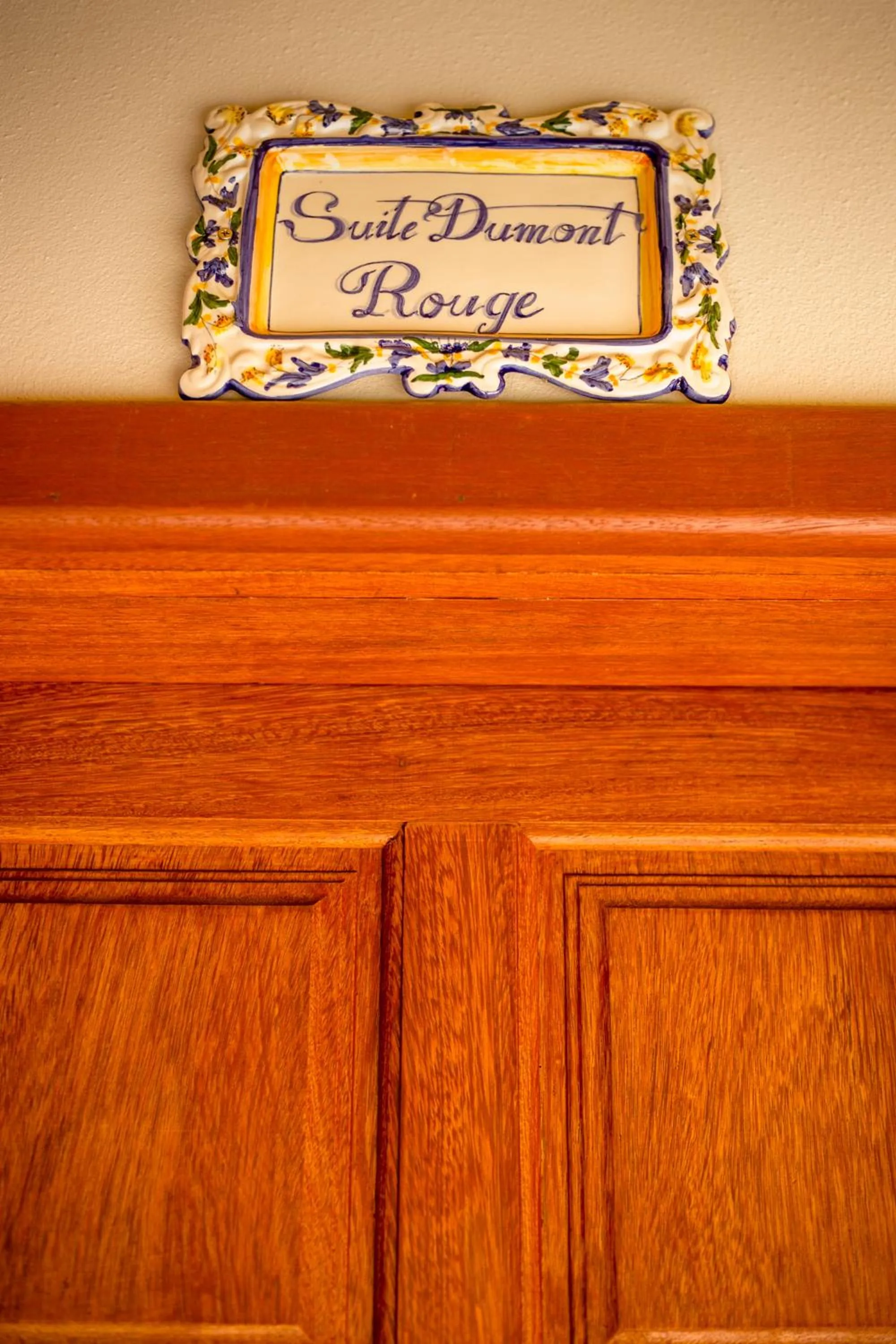 Decorative detail in Chez Domaine Pousada Organica