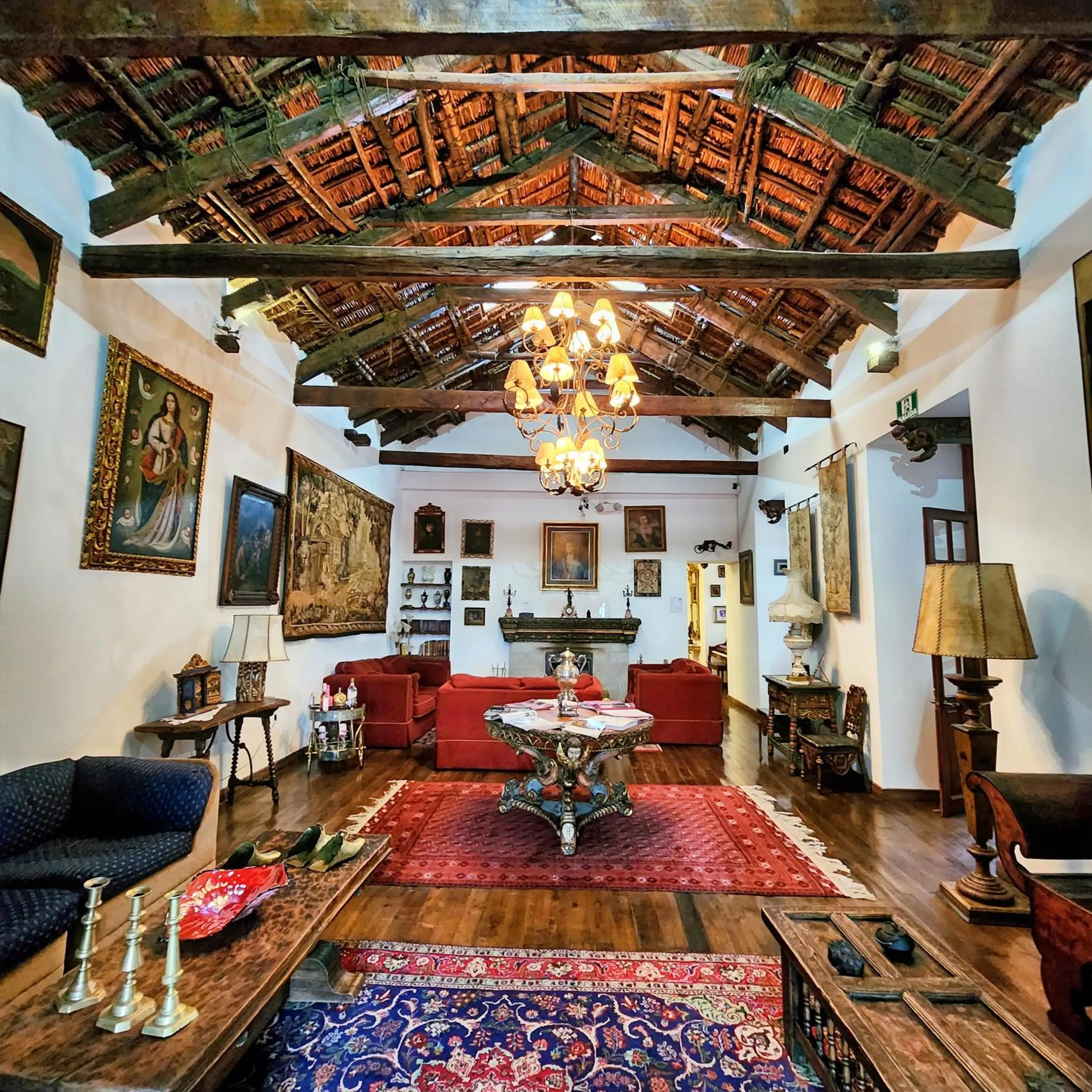 Living room in Hotel Boutique Casa San Marcos