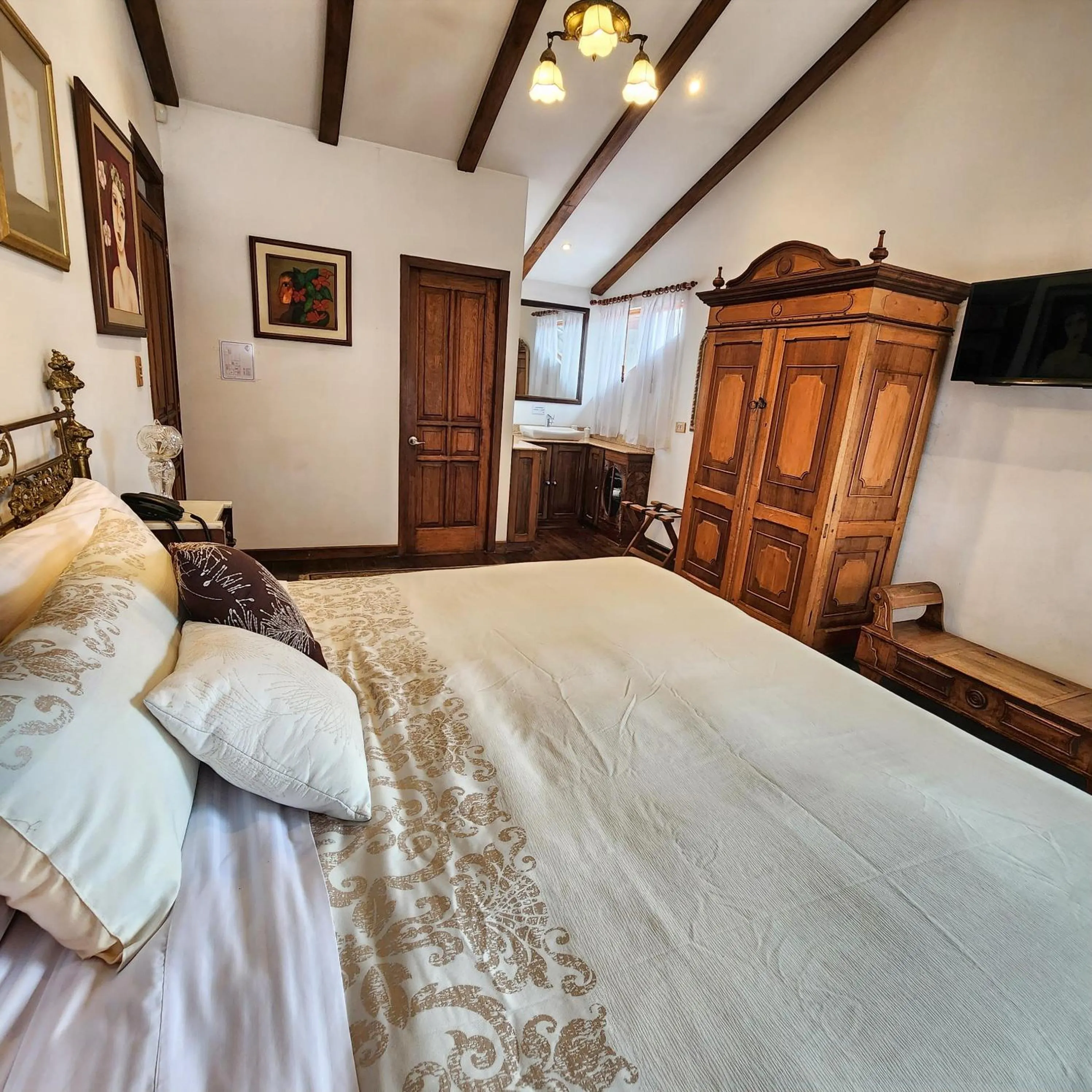 Bed in Hotel Boutique Casa San Marcos