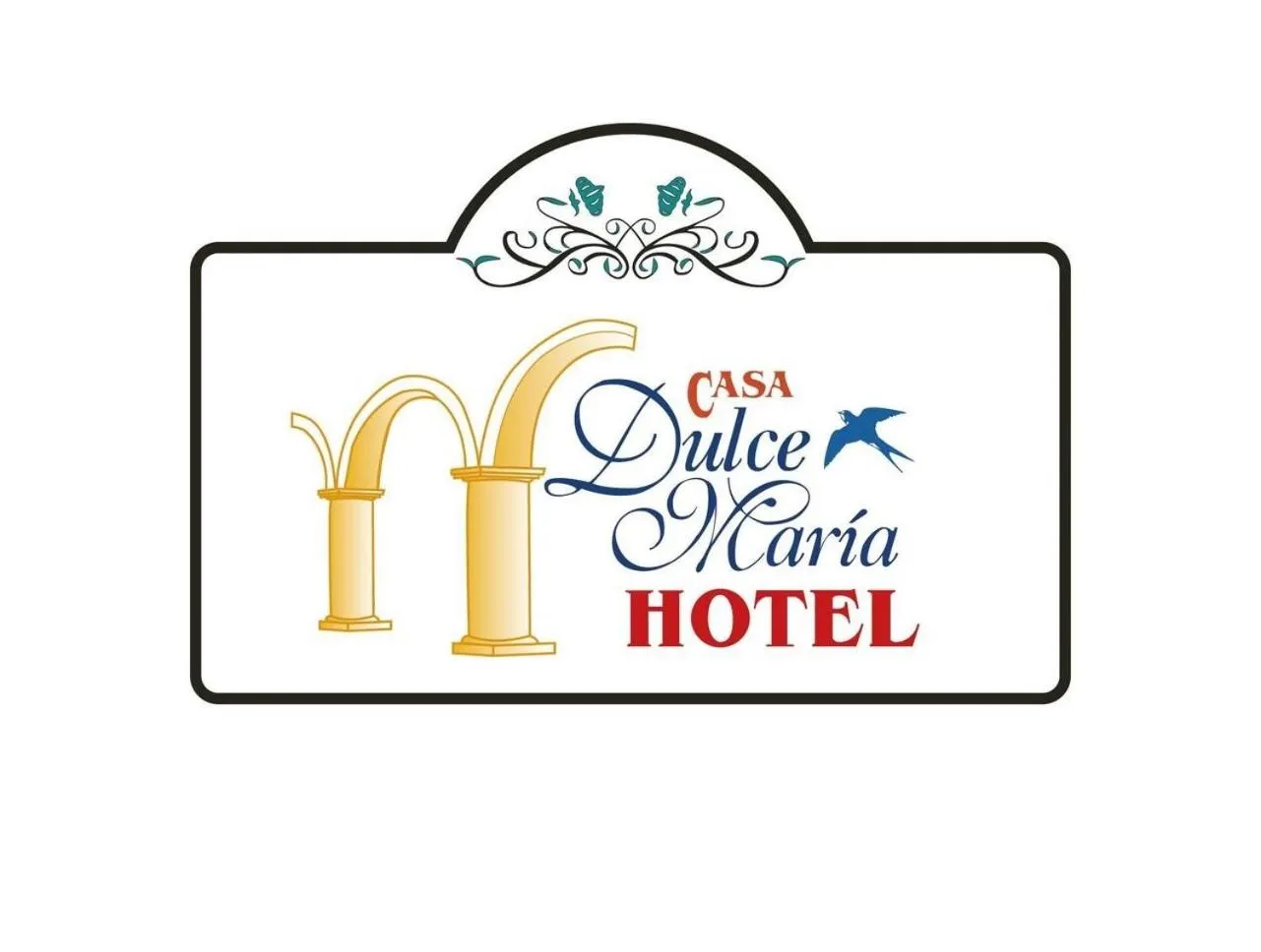 Property logo or sign in Hotel Casa Dulce Maria