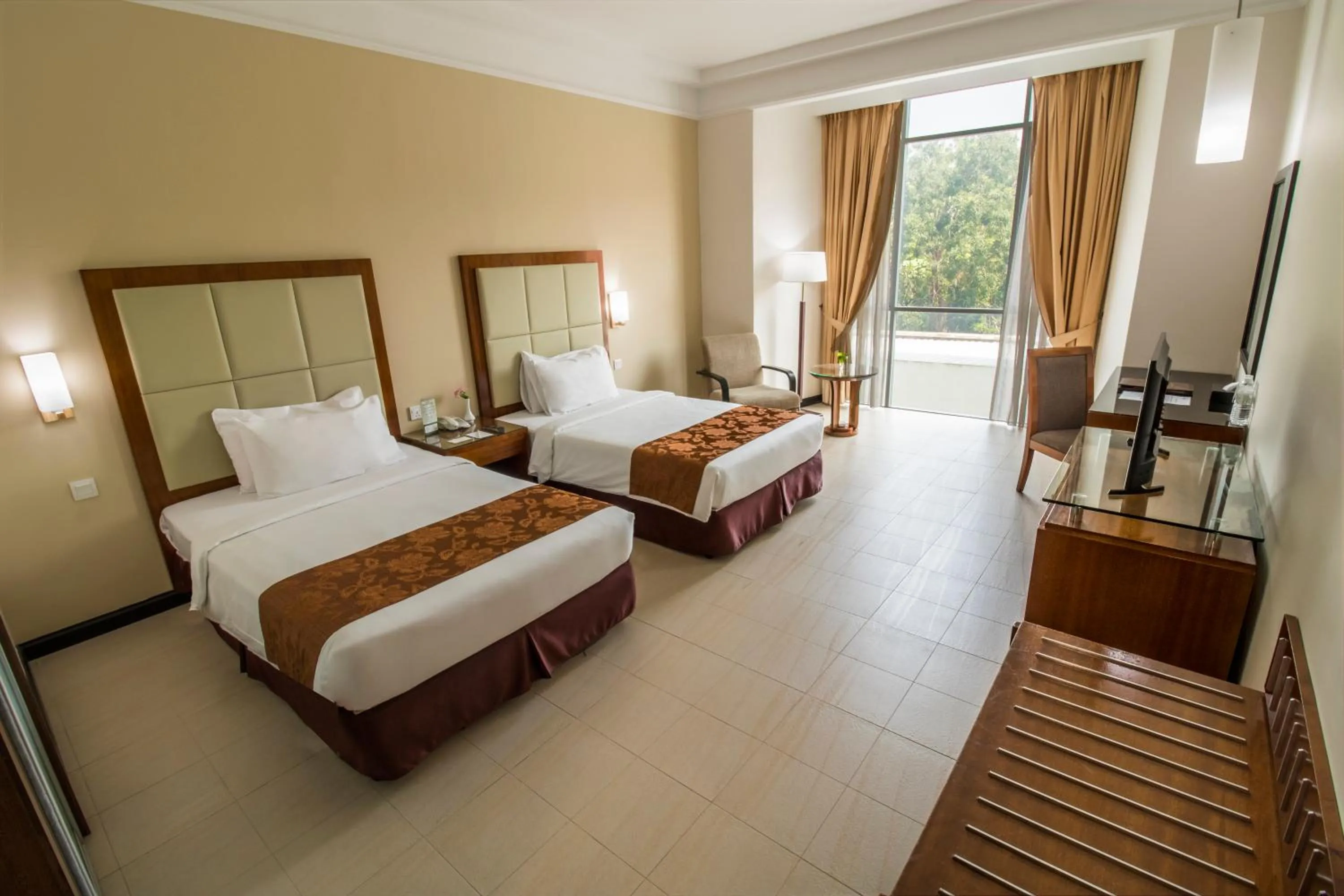 Bed in Nilai Springs Resort Hotel