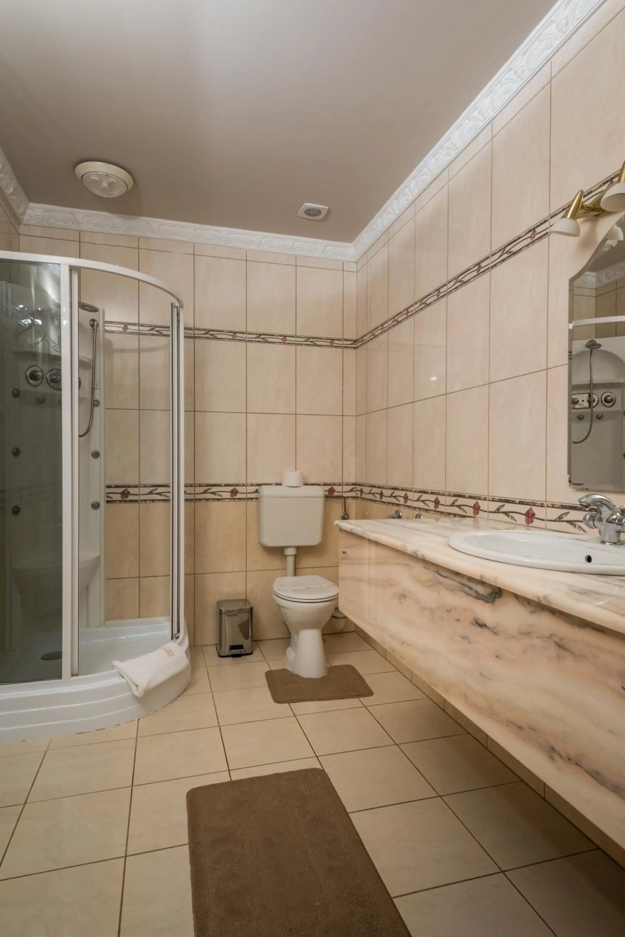 Shower in Hotel Bíbic és Tüskevár Étterem és Horgásztó