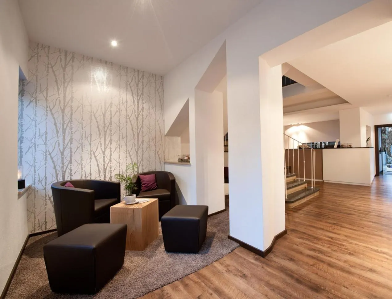 Lobby or reception in Hotel Seeluna am Klostersee