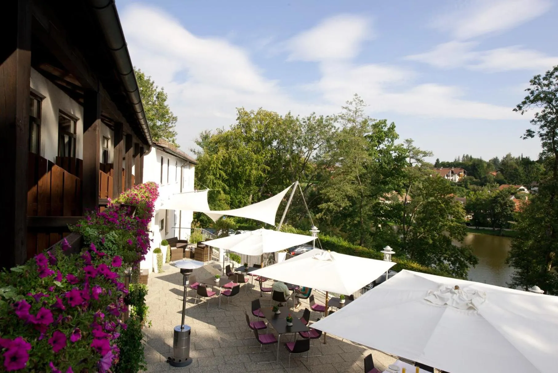 Balcony/Terrace in Hotel Seeluna am Klostersee
