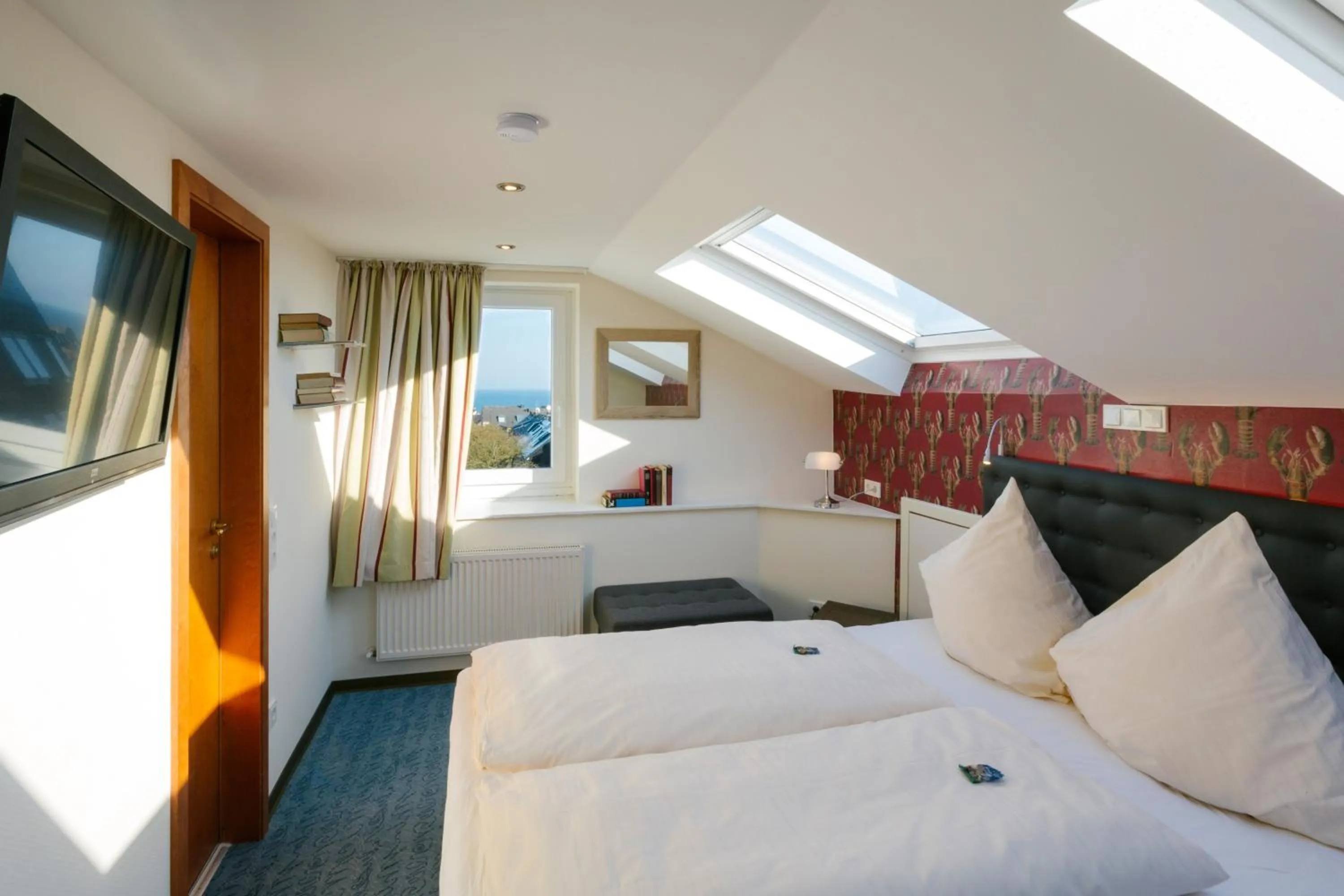 Photo of the whole room, Bed in Hotel auf den Hummerklippen