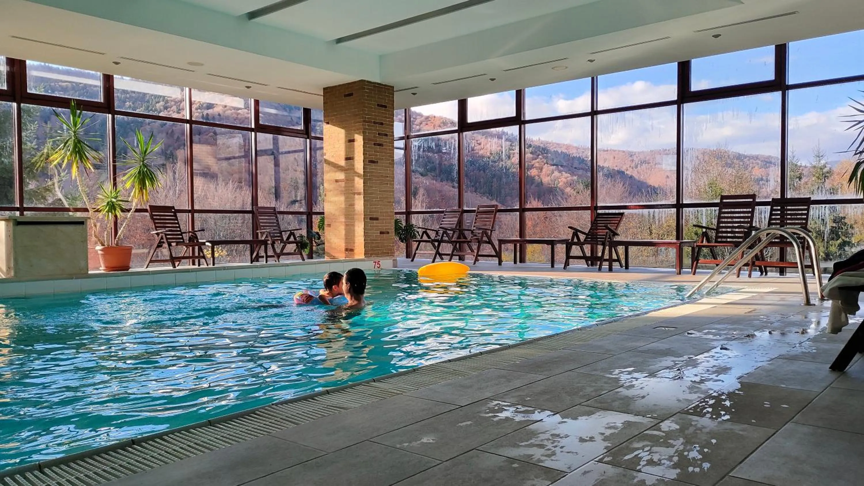 Seating area in Hotel Valea cu Pesti