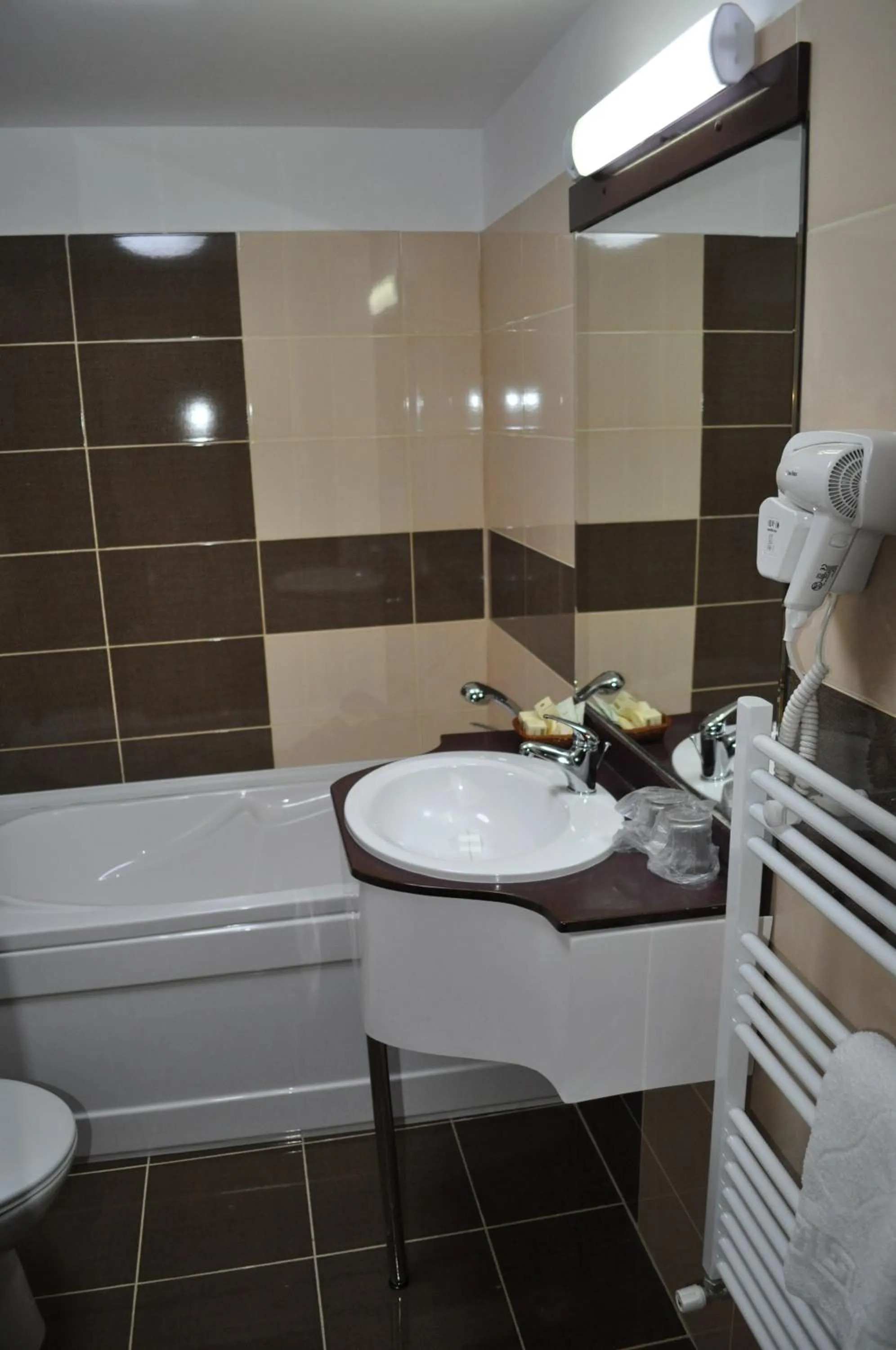 Bathroom in Hotel Valea cu Pesti