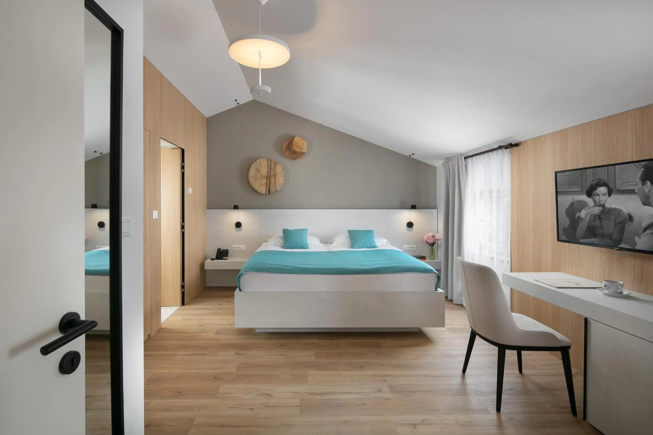 Bedroom, Bed in Hotel La Grisa