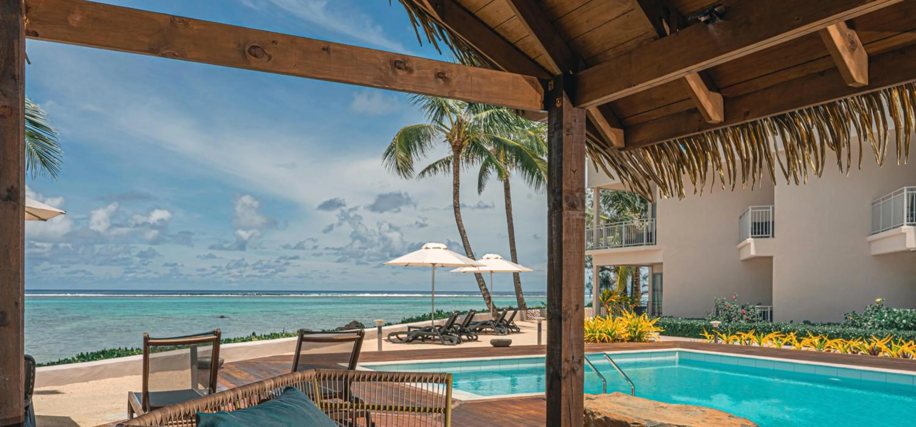 Pool view in Moana Sands Lagoon Resort - Adults Only
