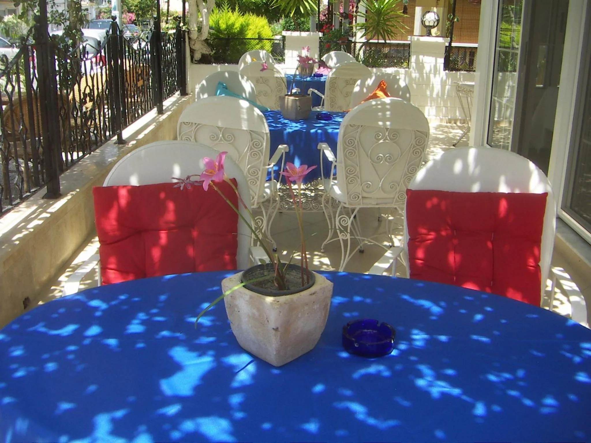 Patio in Melaike Hotel