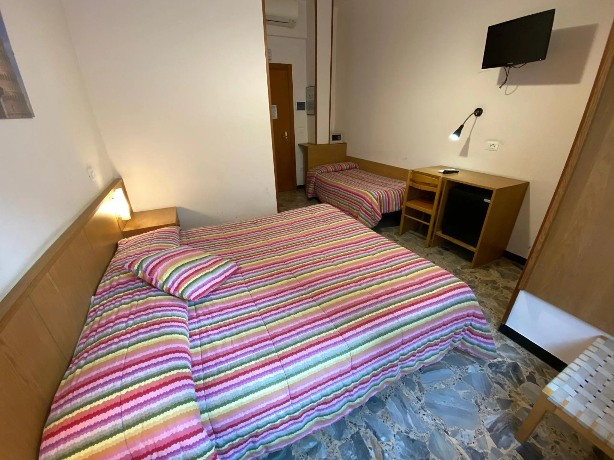 Bed in Hotel San Marco