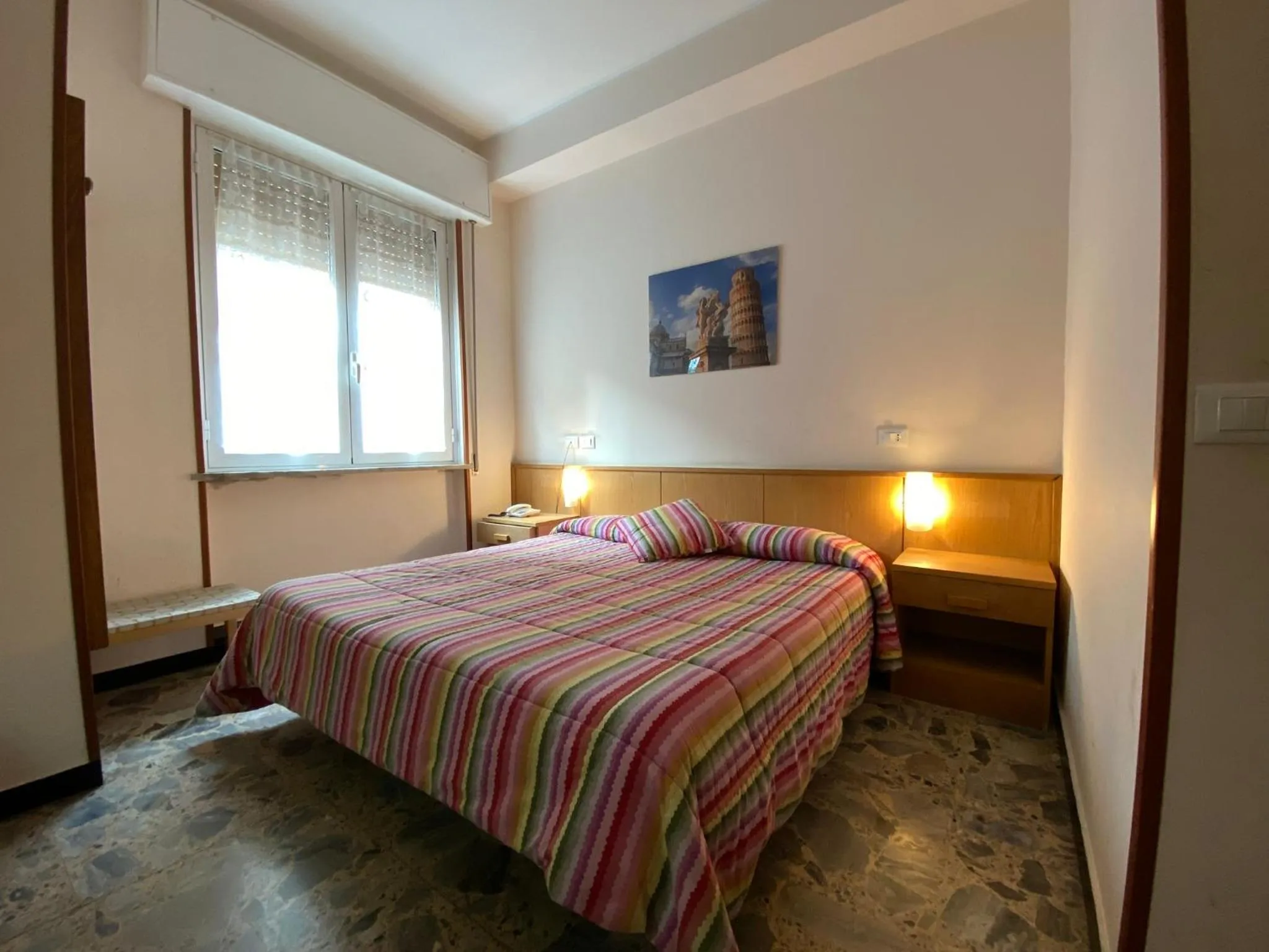 Bed in Hotel San Marco