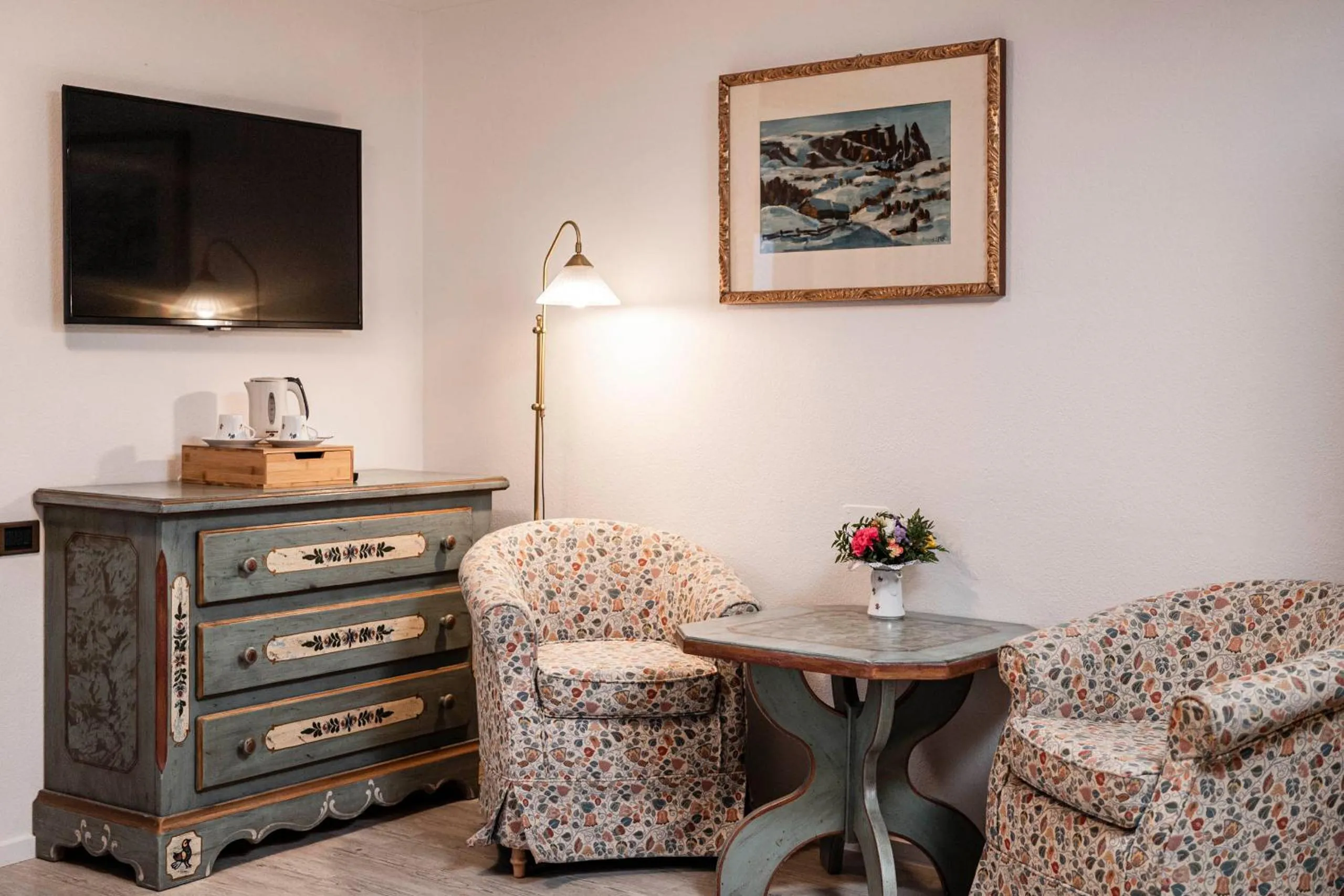 Seating area in Hotel Cavallino D'Oro Bed&Breakfast