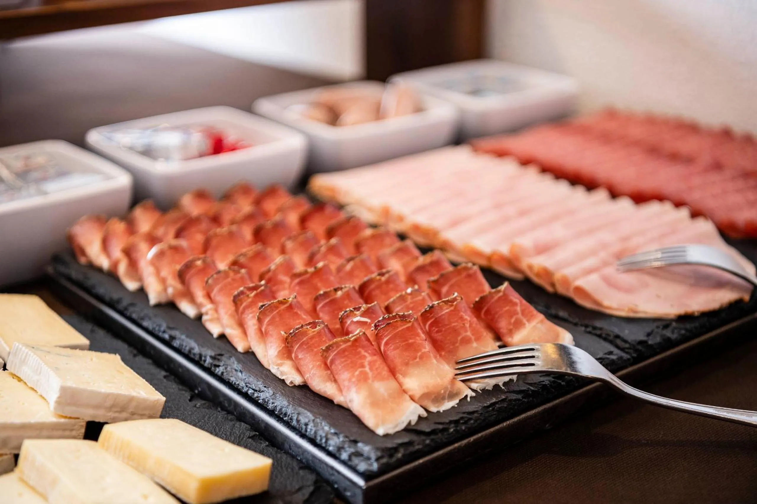 Buffet breakfast in Hotel Cavallino D'Oro Bed&Breakfast