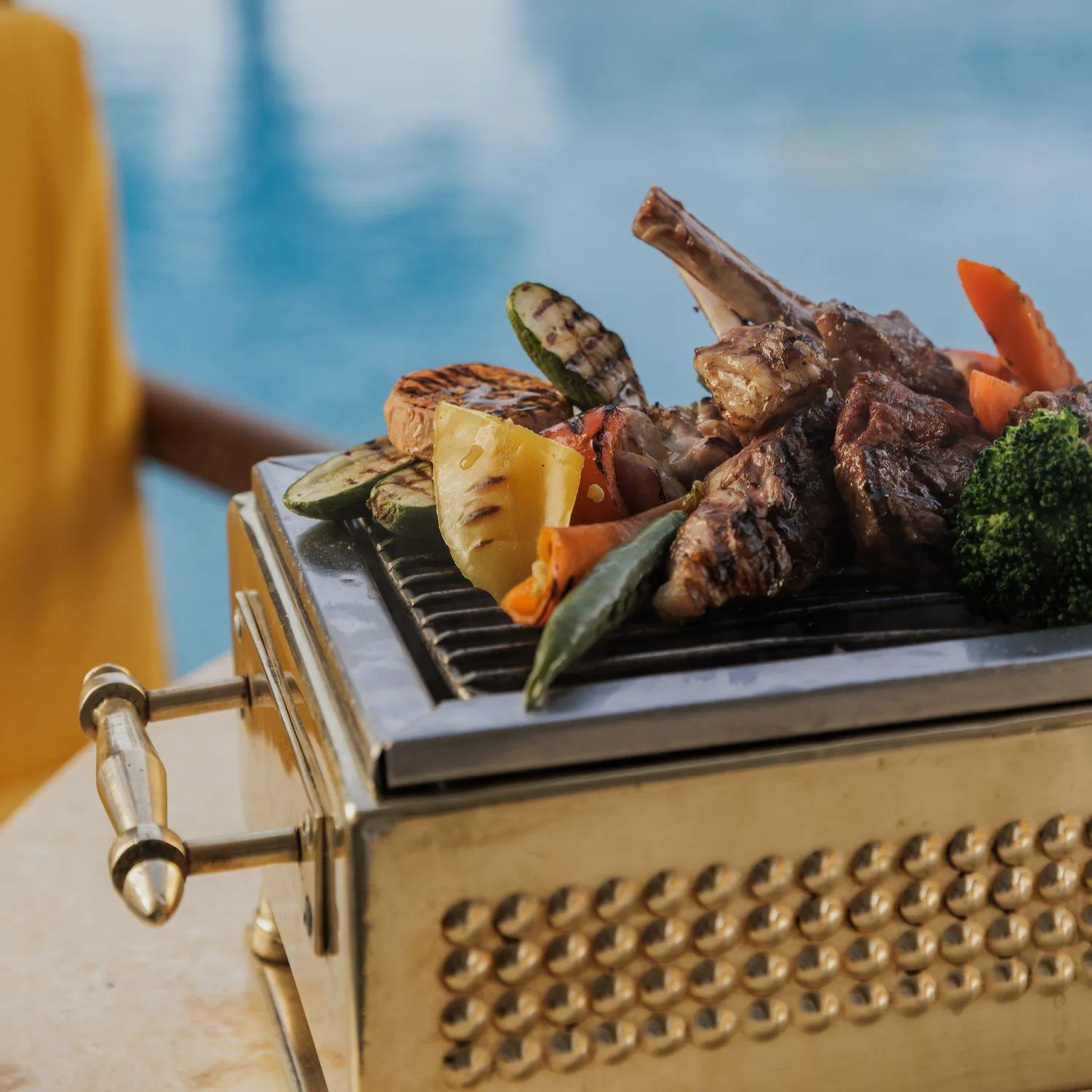 Food and drinks in The Oberoi Beach Resort, Sahl Hasheesh