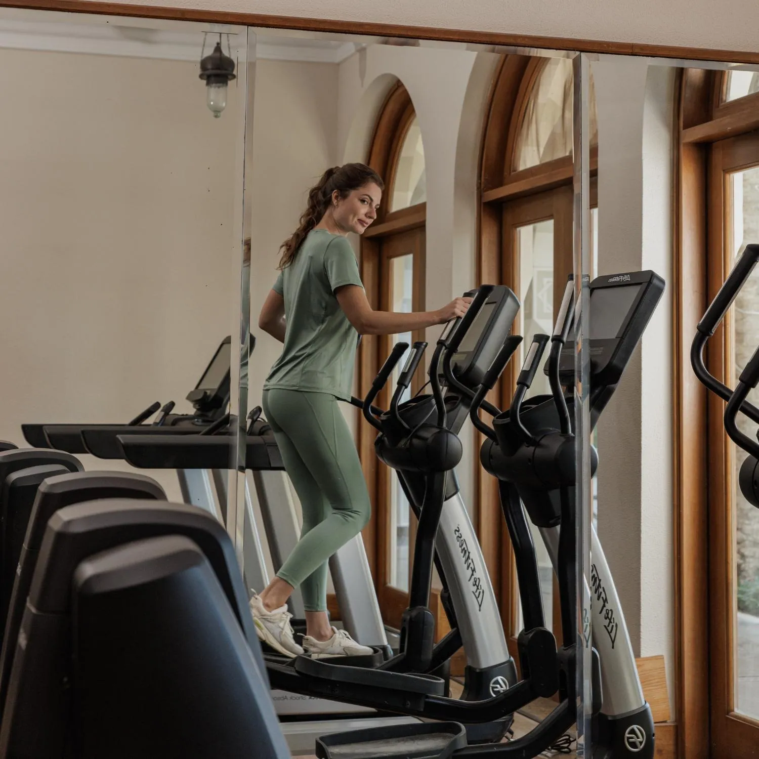 Fitness centre/facilities in The Oberoi Beach Resort, Sahl Hasheesh