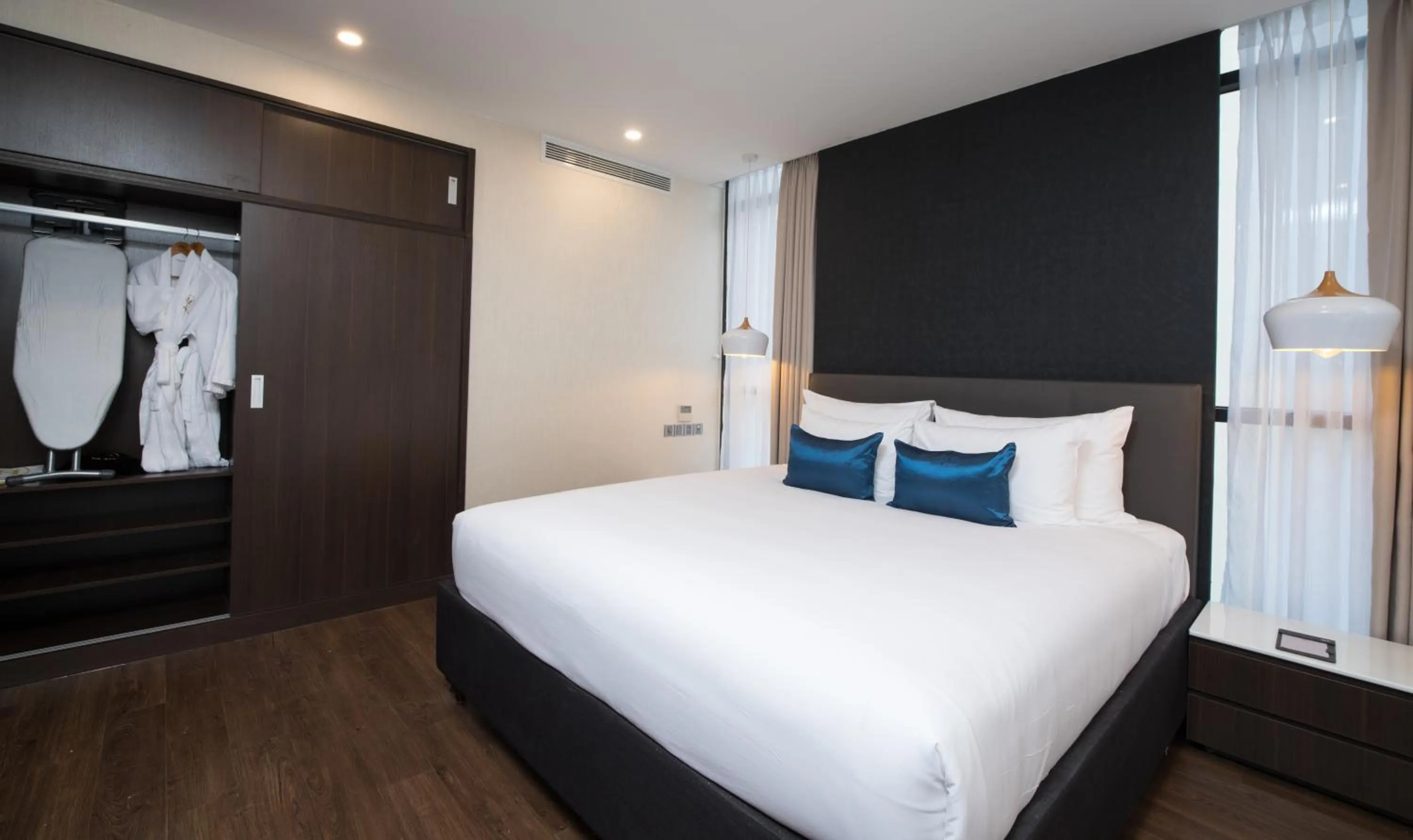 Bedroom, Bed in HAIAN Beach Hotel & Spa