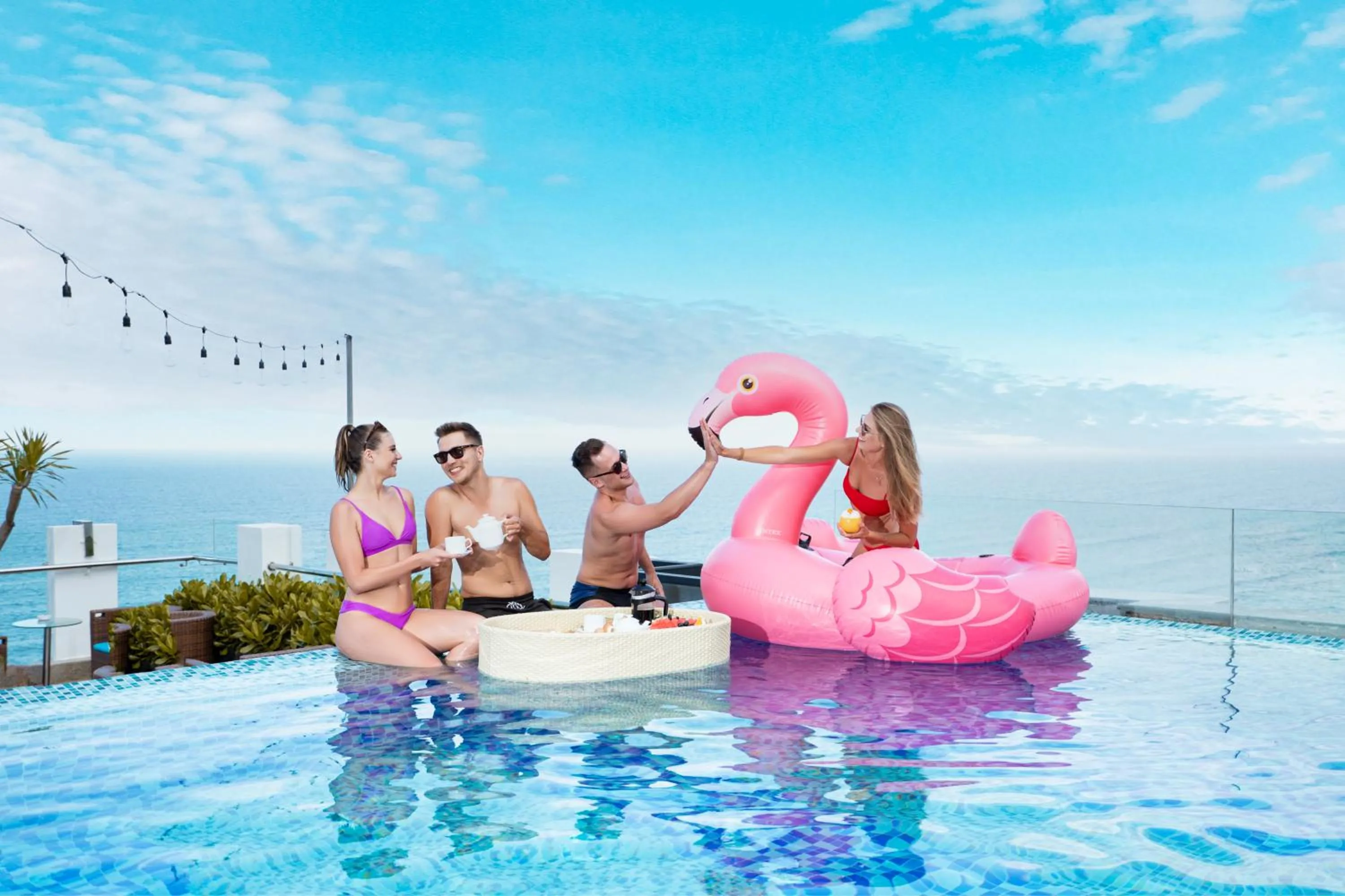 Swimming pool in HAIAN Beach Hotel & Spa