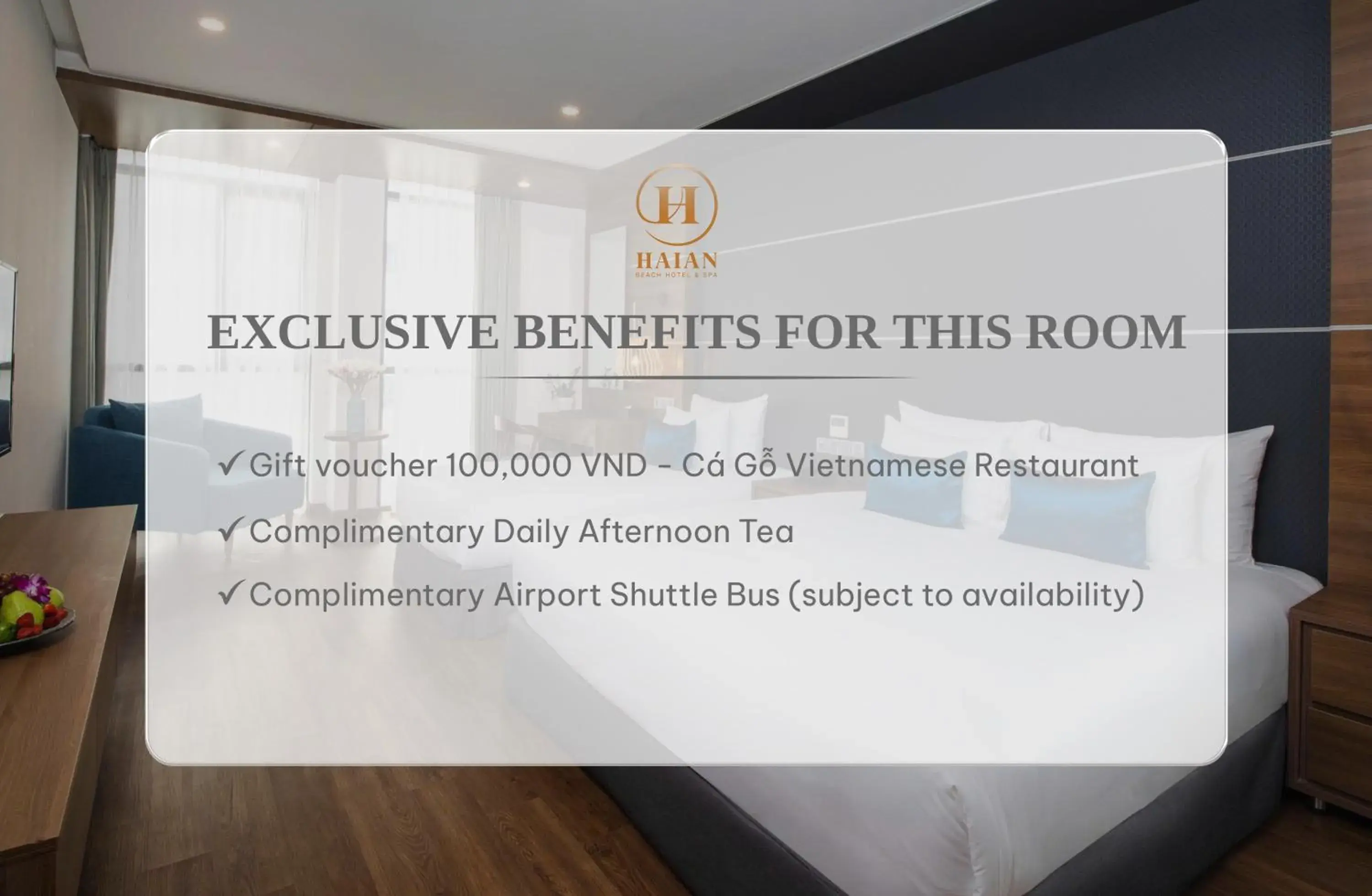 Superior Triple Room with Partial Sea View - Afternoon Tea Included in HAIAN Beach Hotel & Spa Superior Triple Room with Partial Sea View - Afternoon Tea Included in HAIAN Beach Hotel & Spa