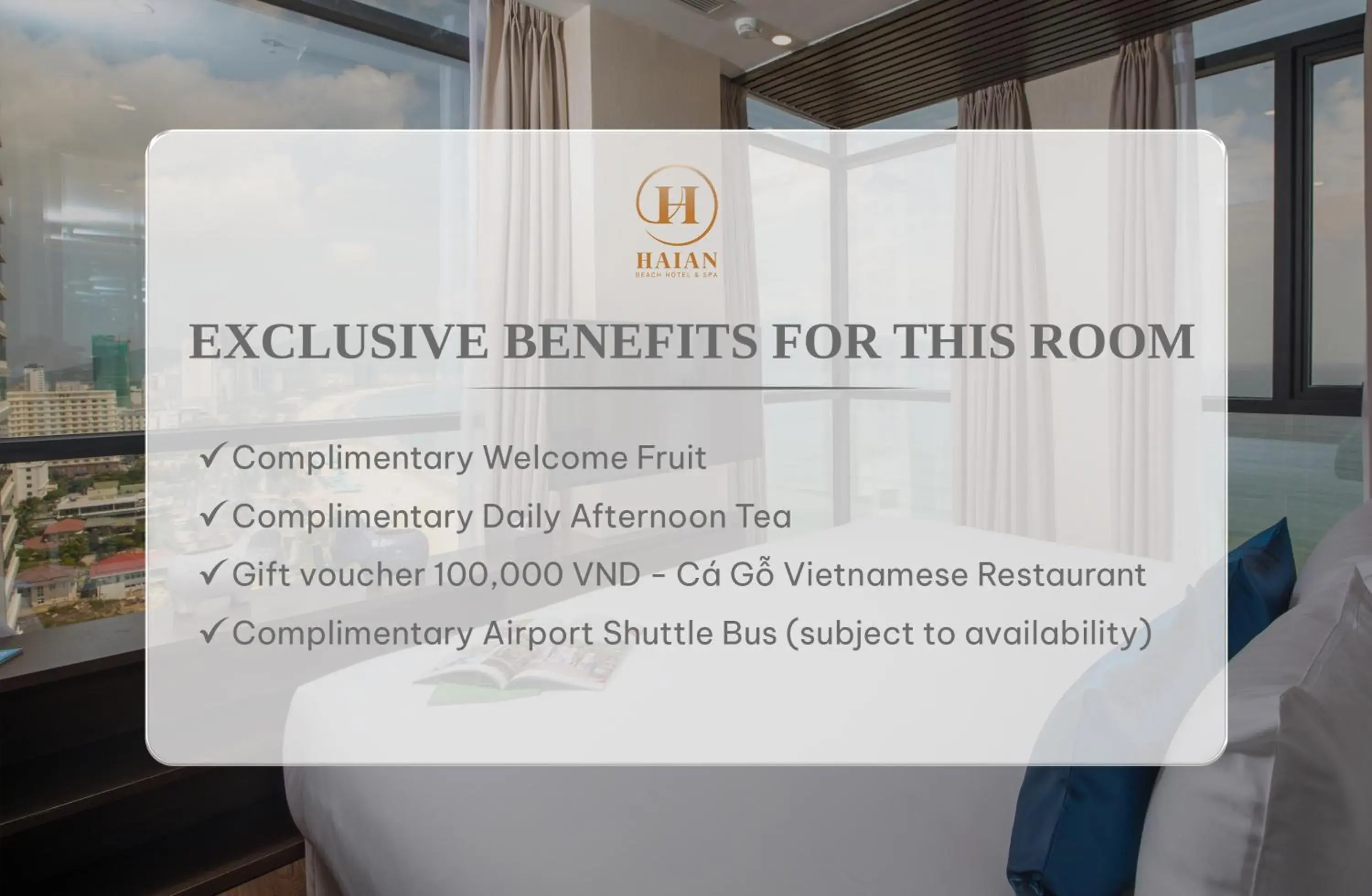 Three-Bedroom Apartment - Afternoon Tea Included in HAIAN Beach Hotel & Spa Three-Bedroom Apartment - Afternoon Tea Included in HAIAN Beach Hotel & Spa