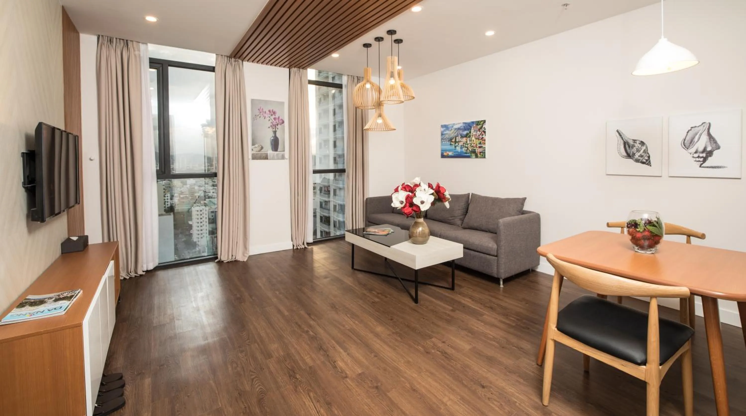 Living room in HAIAN Beach Hotel & Spa