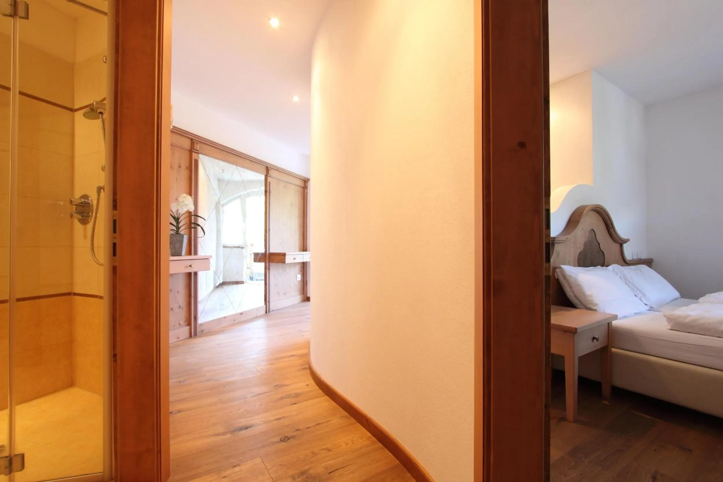 Bed in Hotel Fanes Suite & Spa