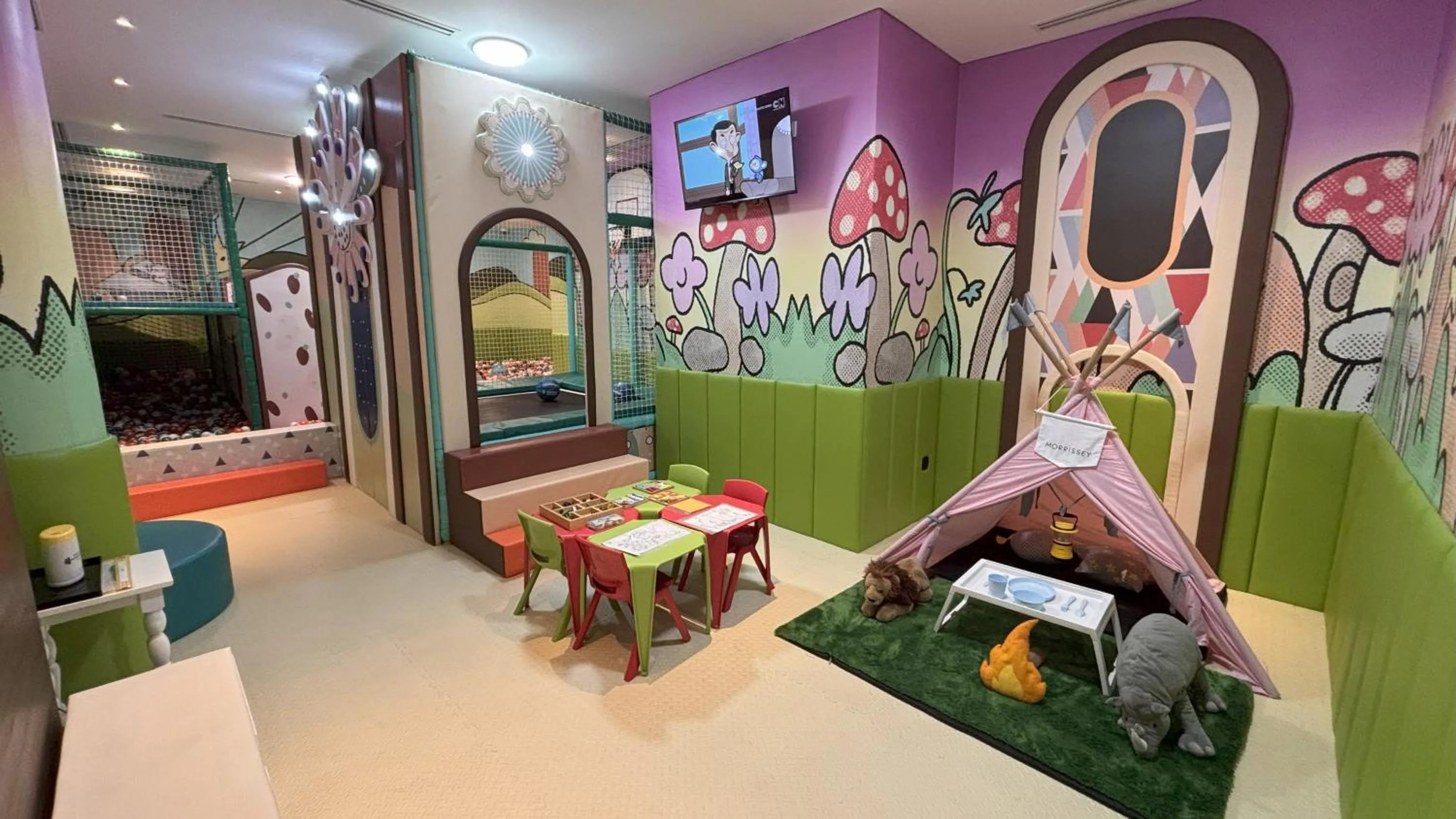 Children play ground in Morrissey Hotel