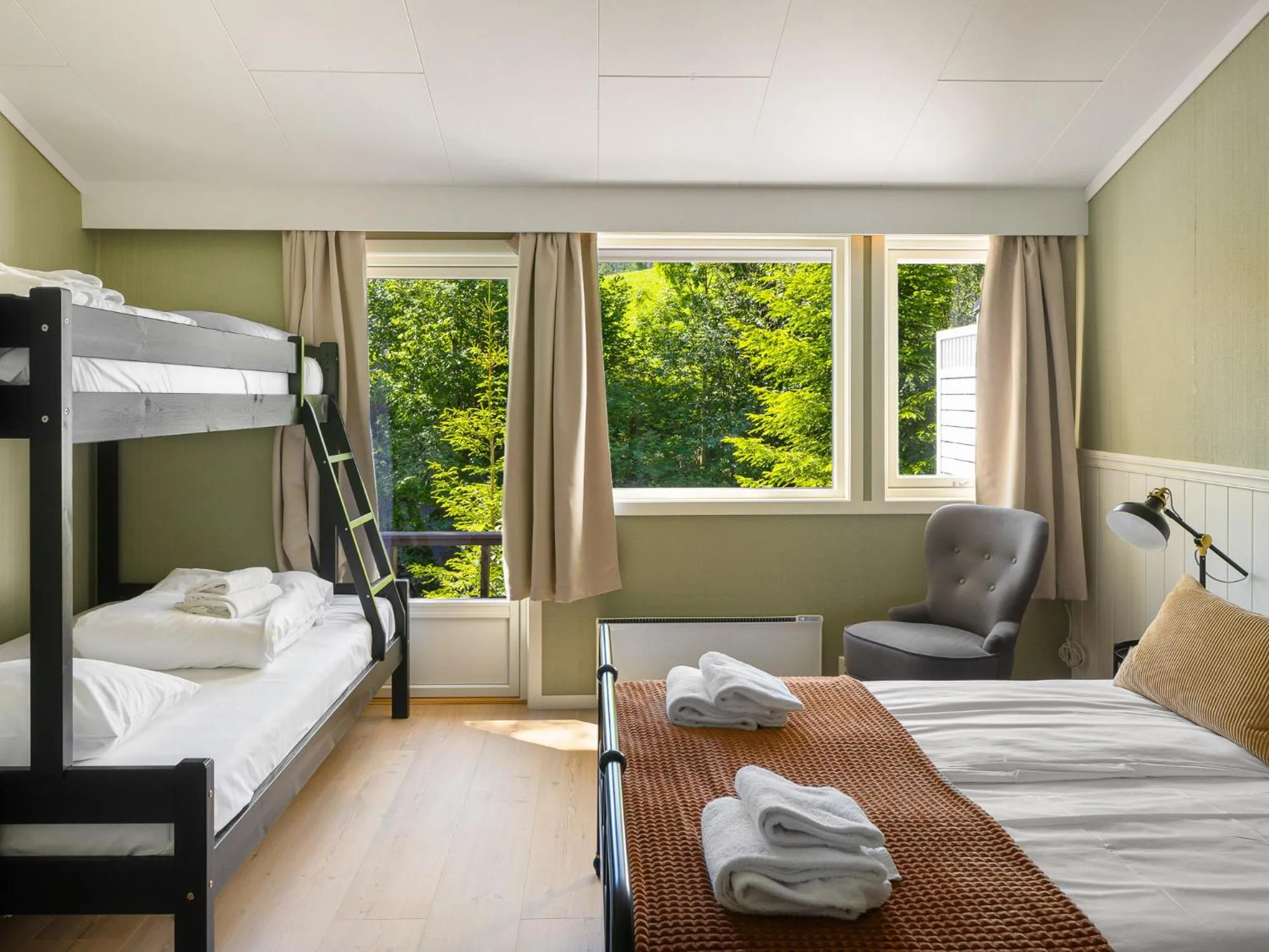 Bed in Hardanger Guesthouse