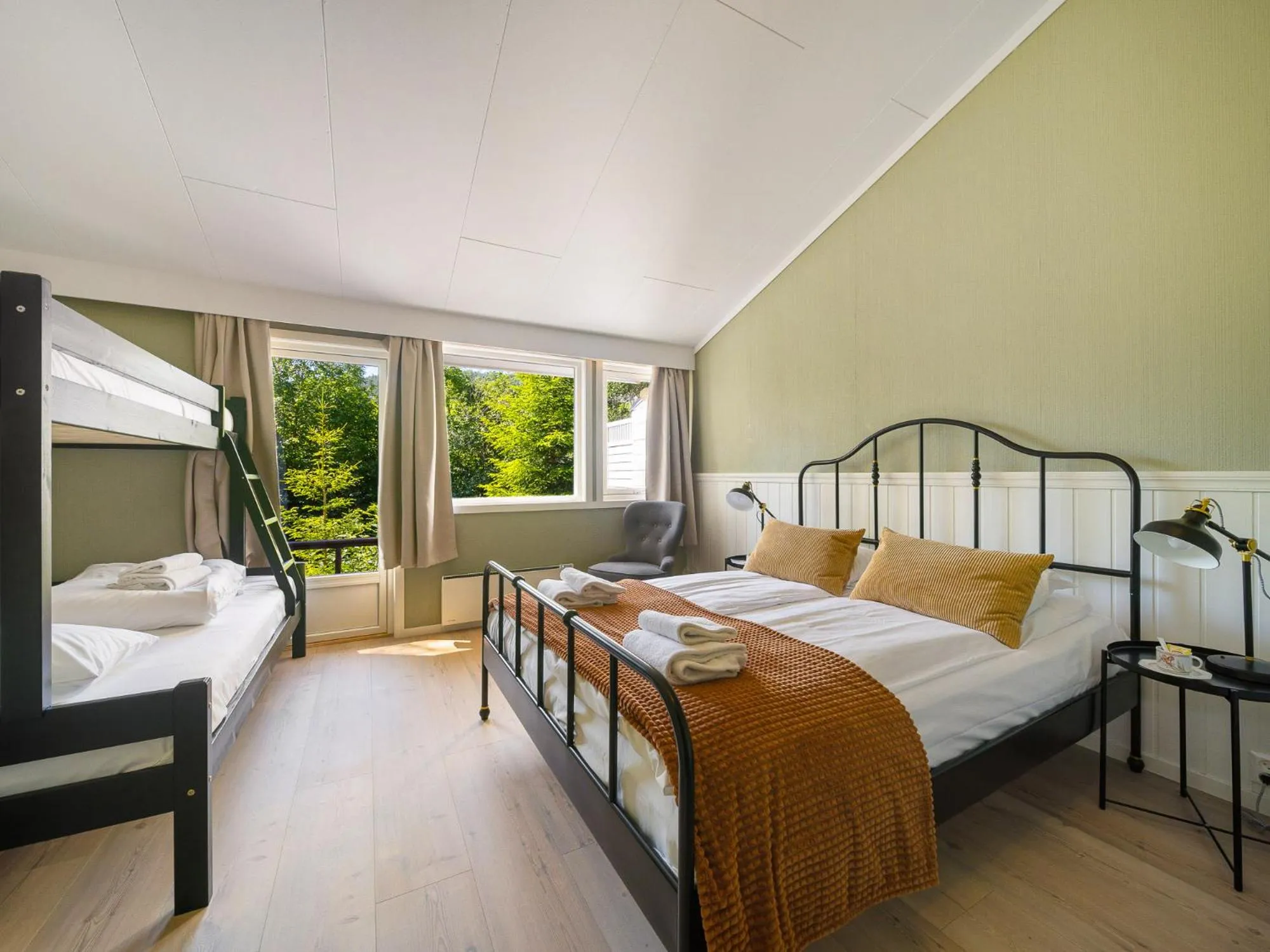 Bed in Hardanger Guesthouse