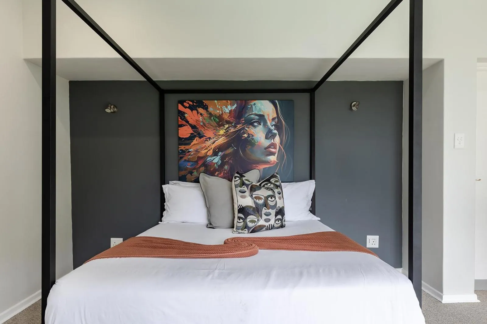 Bed in Matumi Golf Lodge