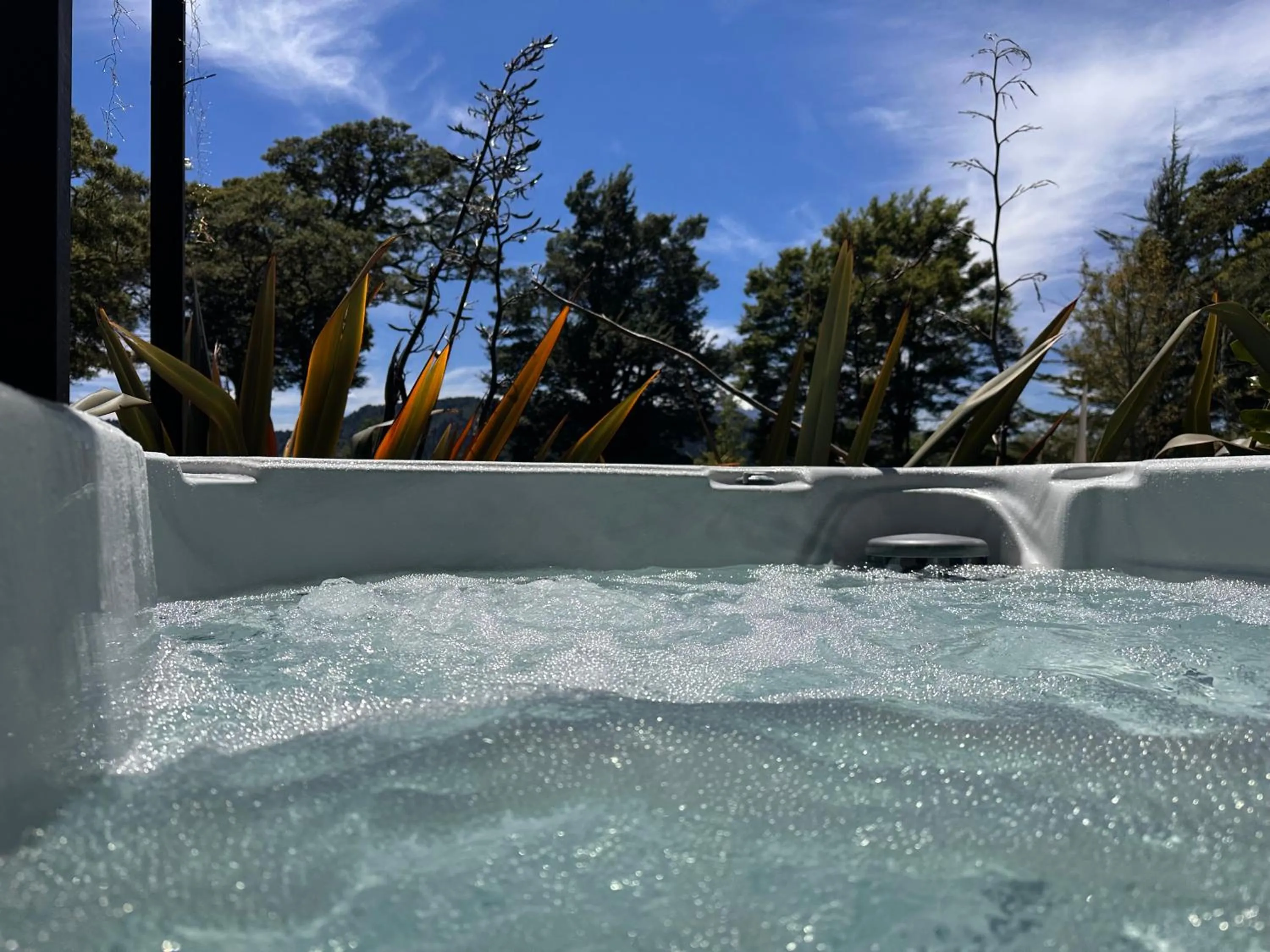 Pool view in Two Rivers Ohakune - Boutique Bed and Breakfast