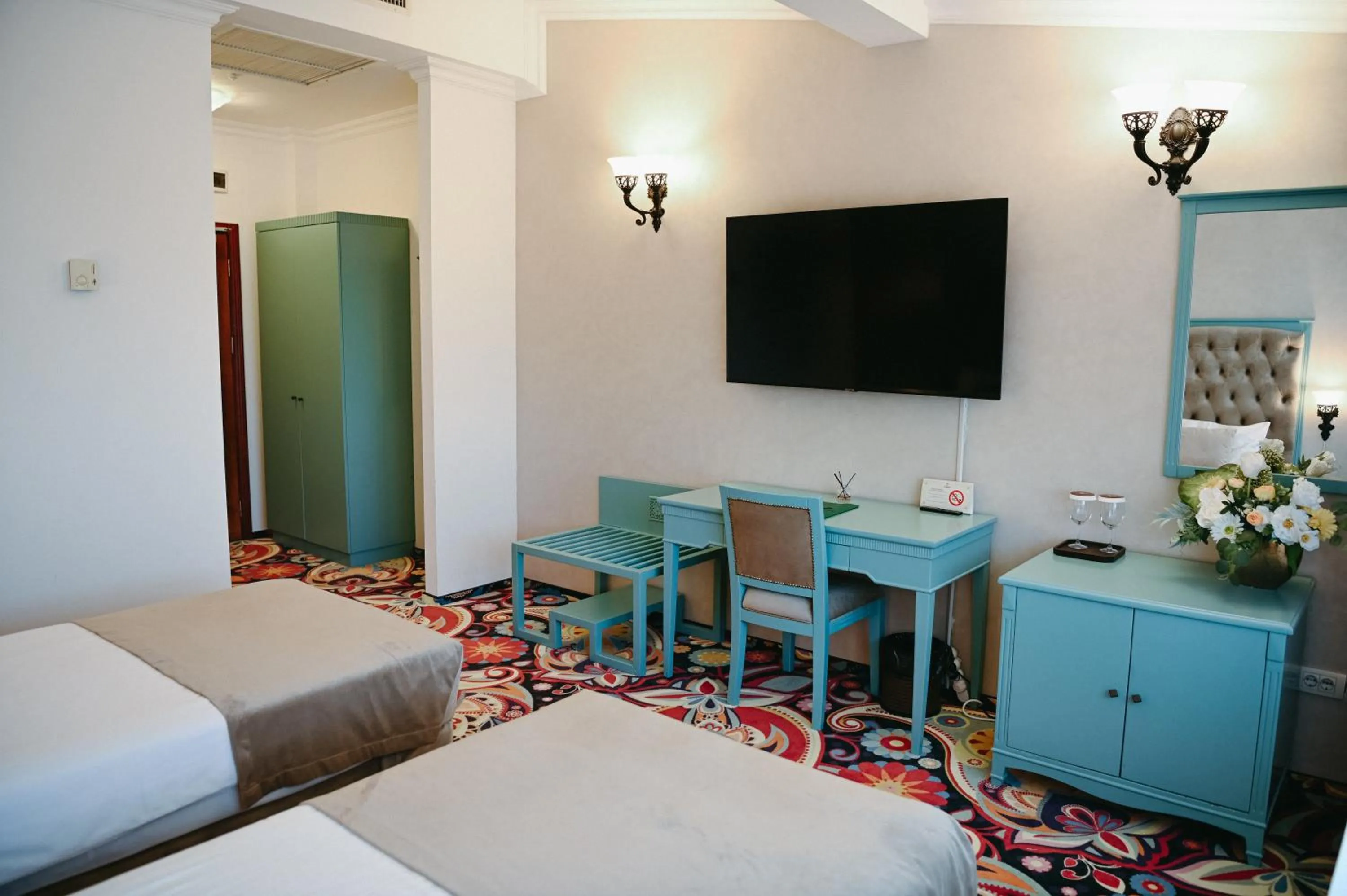 Bed in Hotel La Castel Iasi