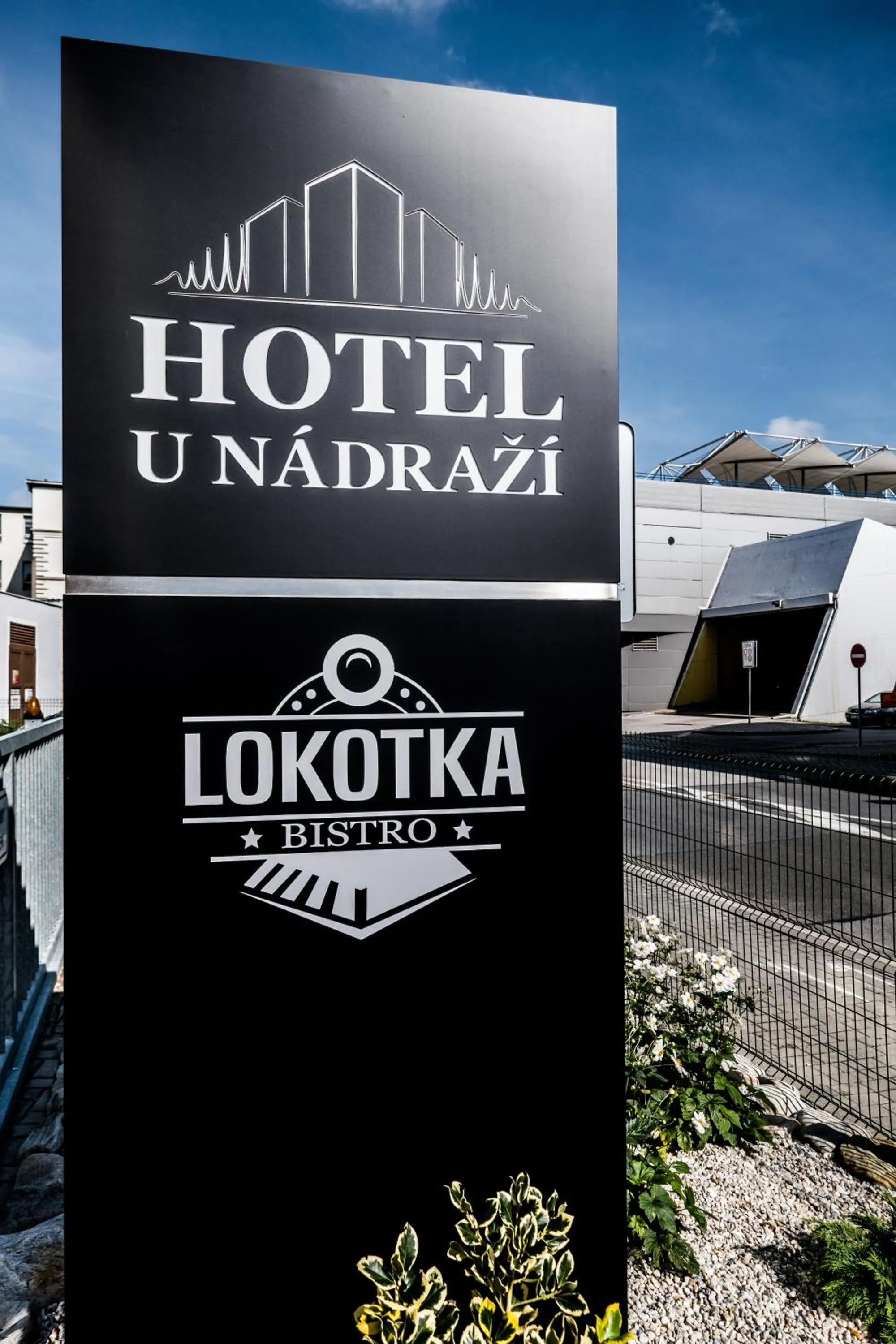 Property logo or sign in Hotel U Nádraží