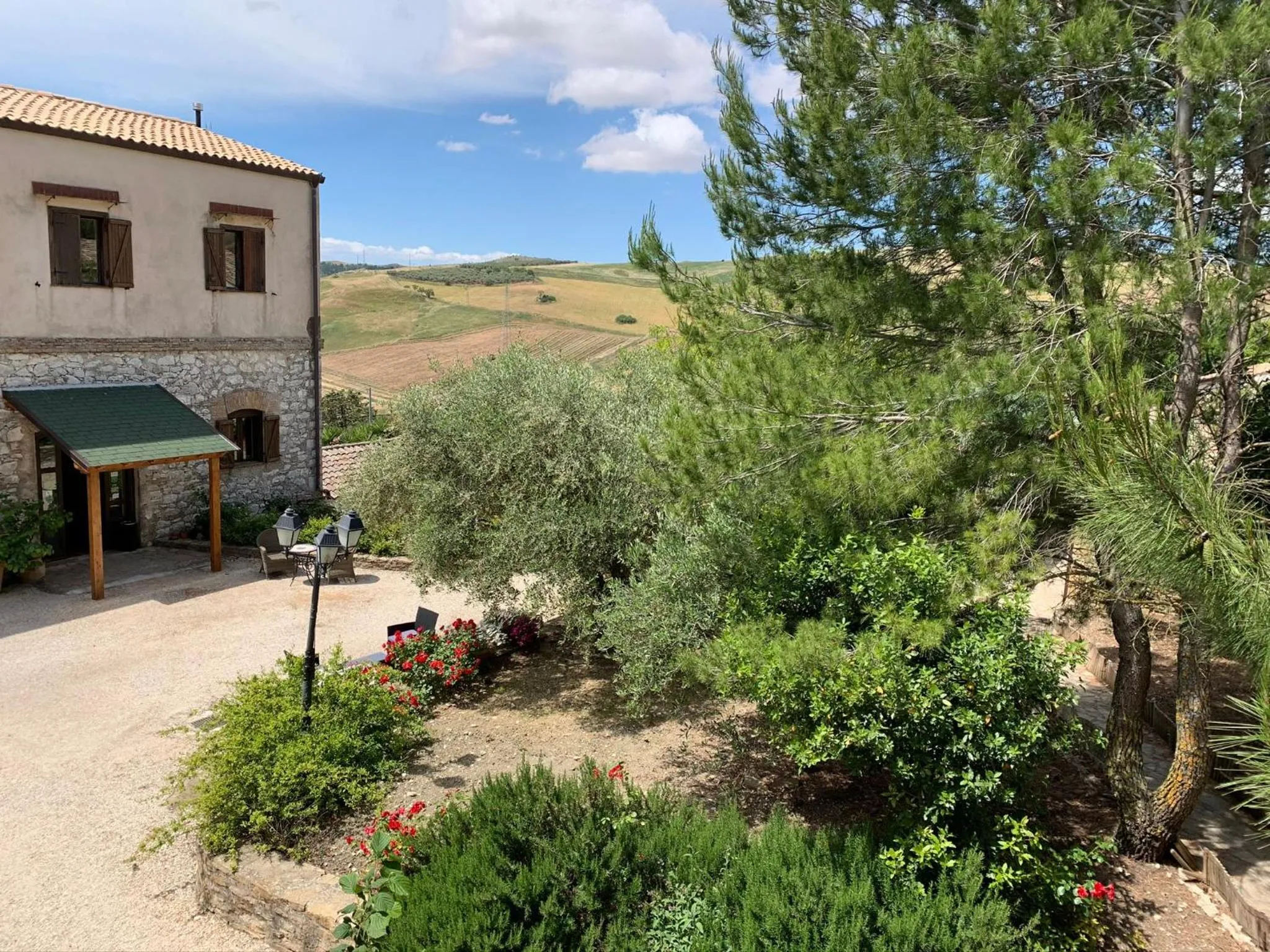 Patio in Agriturismo Sant'Agata