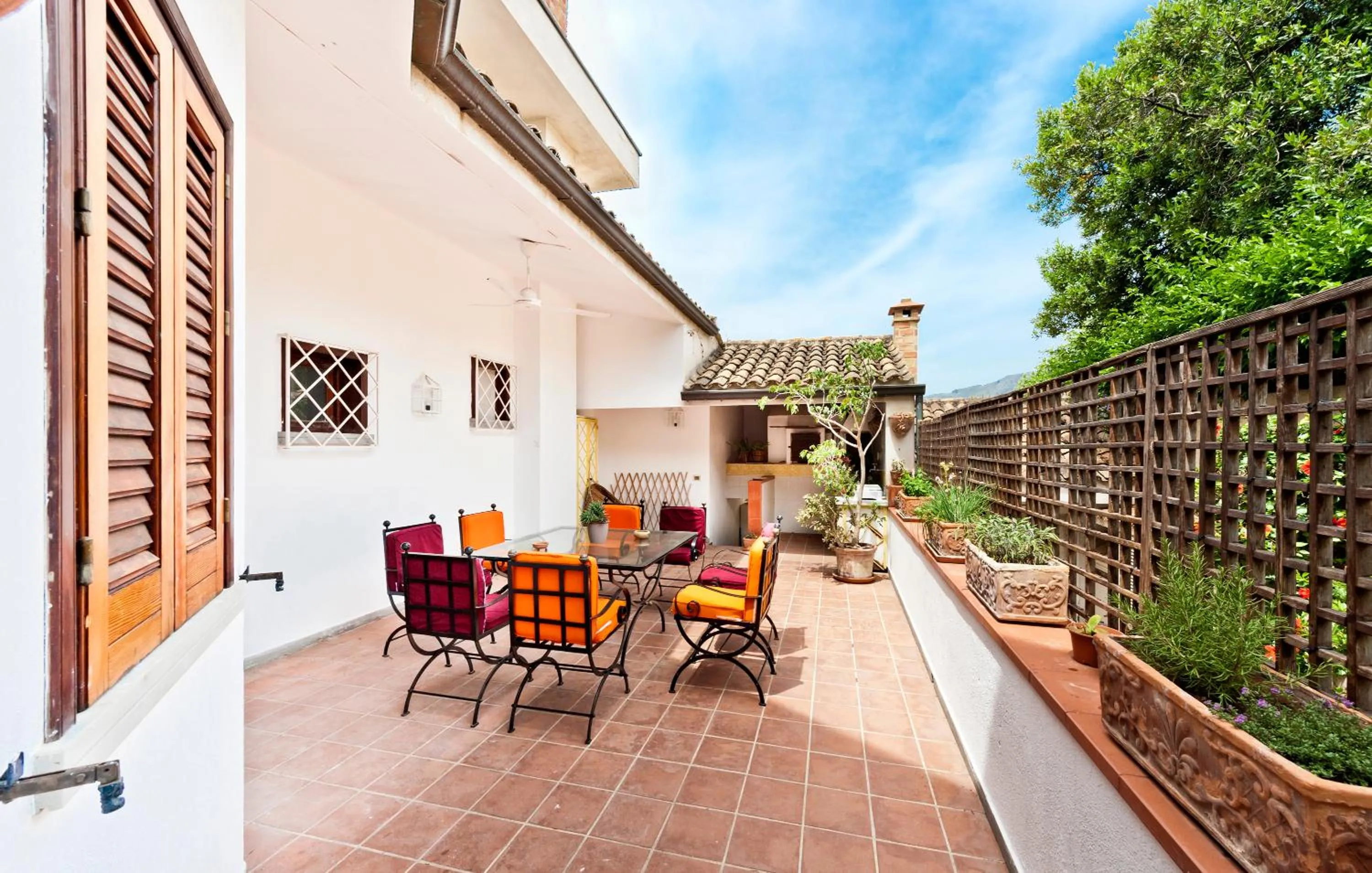 Balcony/Terrace in Bouganville Home Mondello