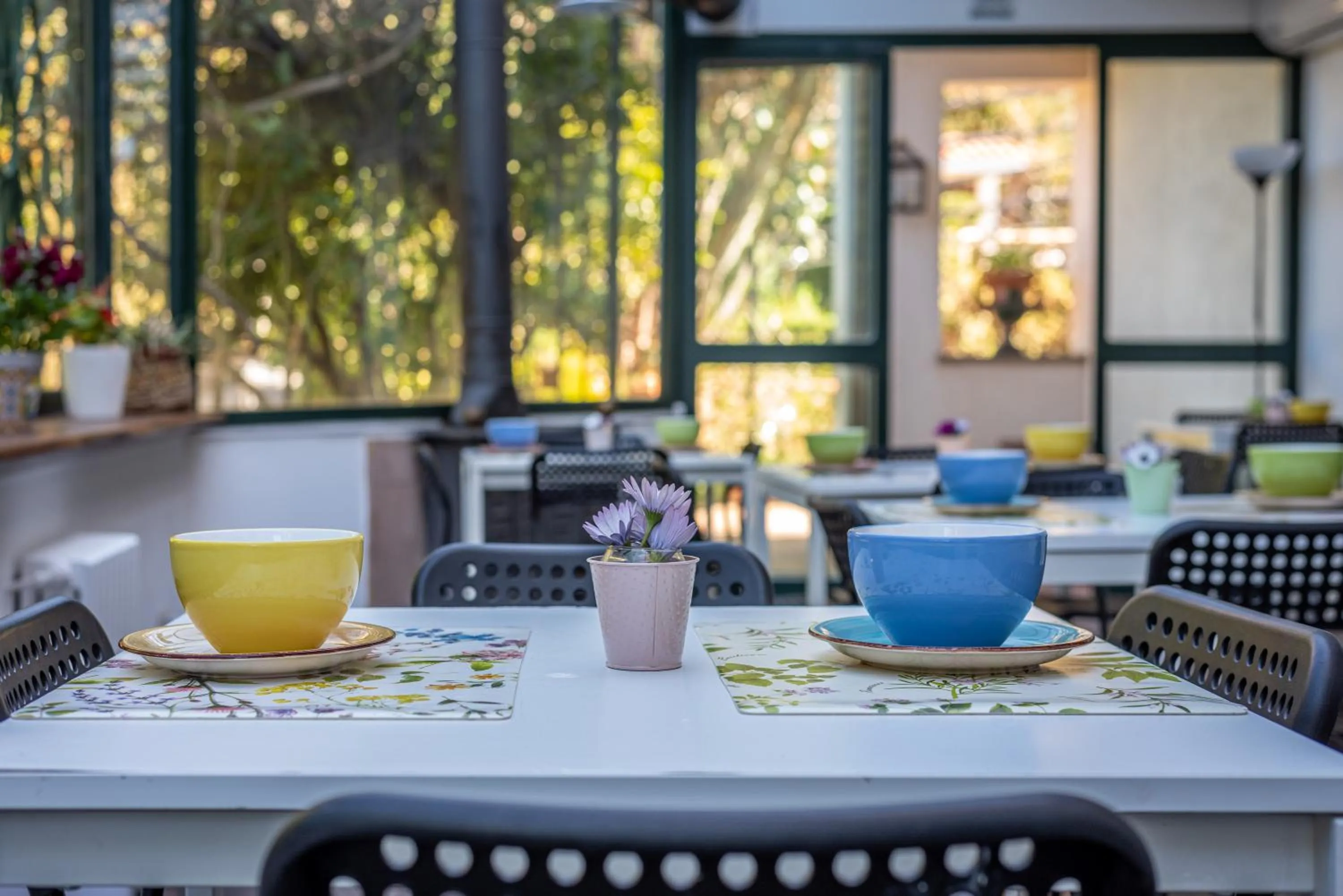 Garden view in Bouganville Home Mondello