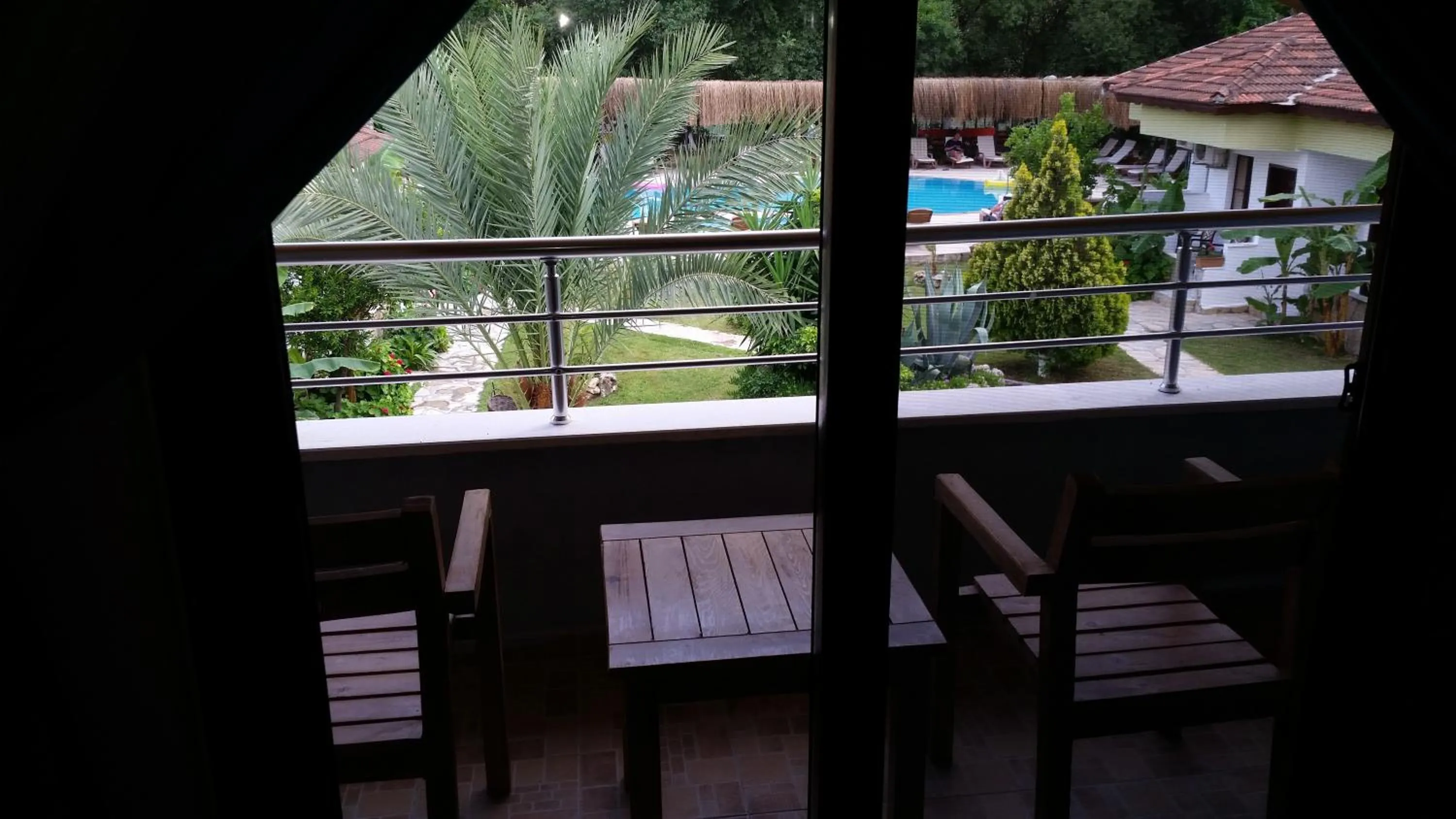 Garden view in Hotel Riverside