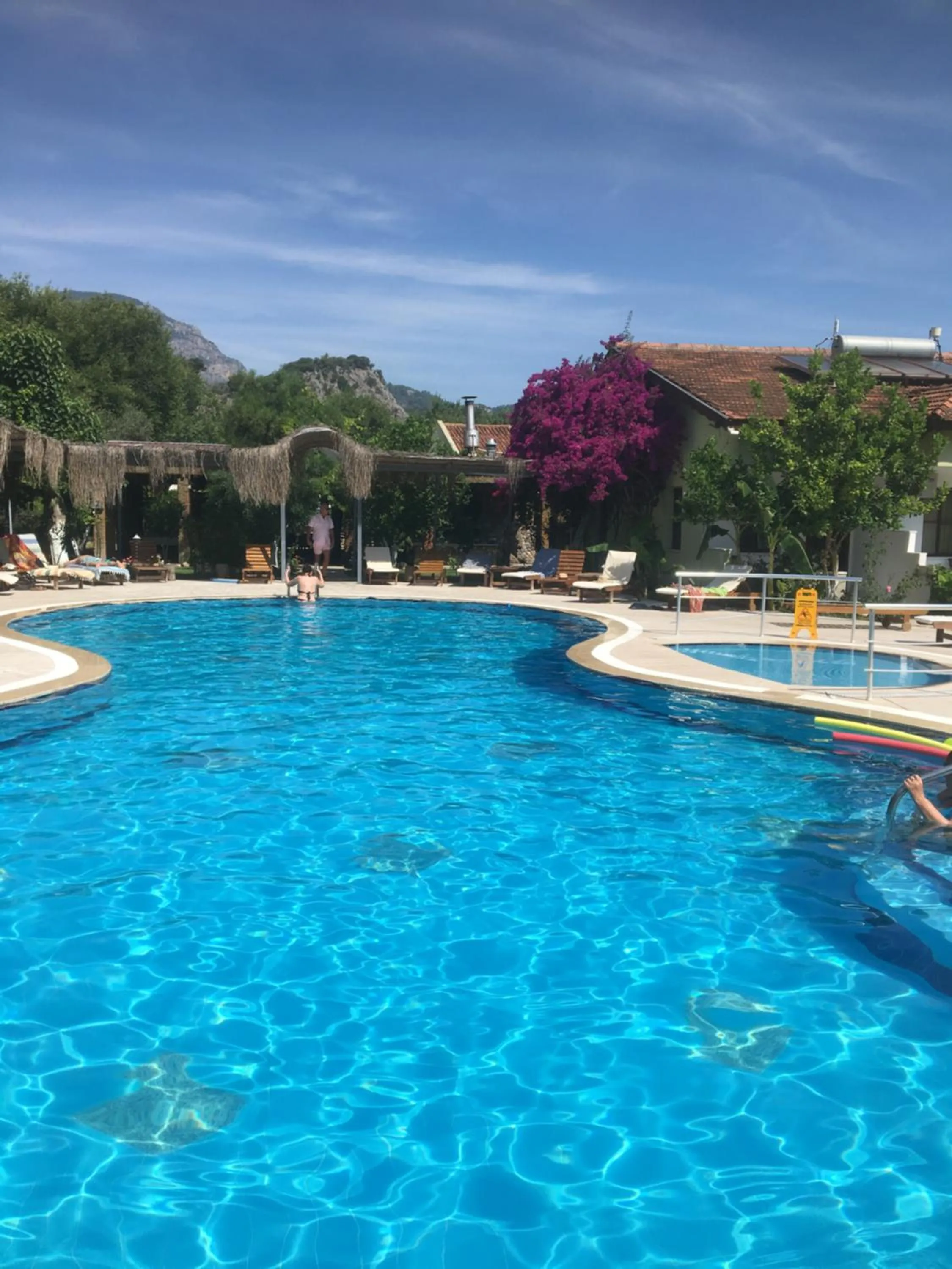 Pool view in Hotel Riverside