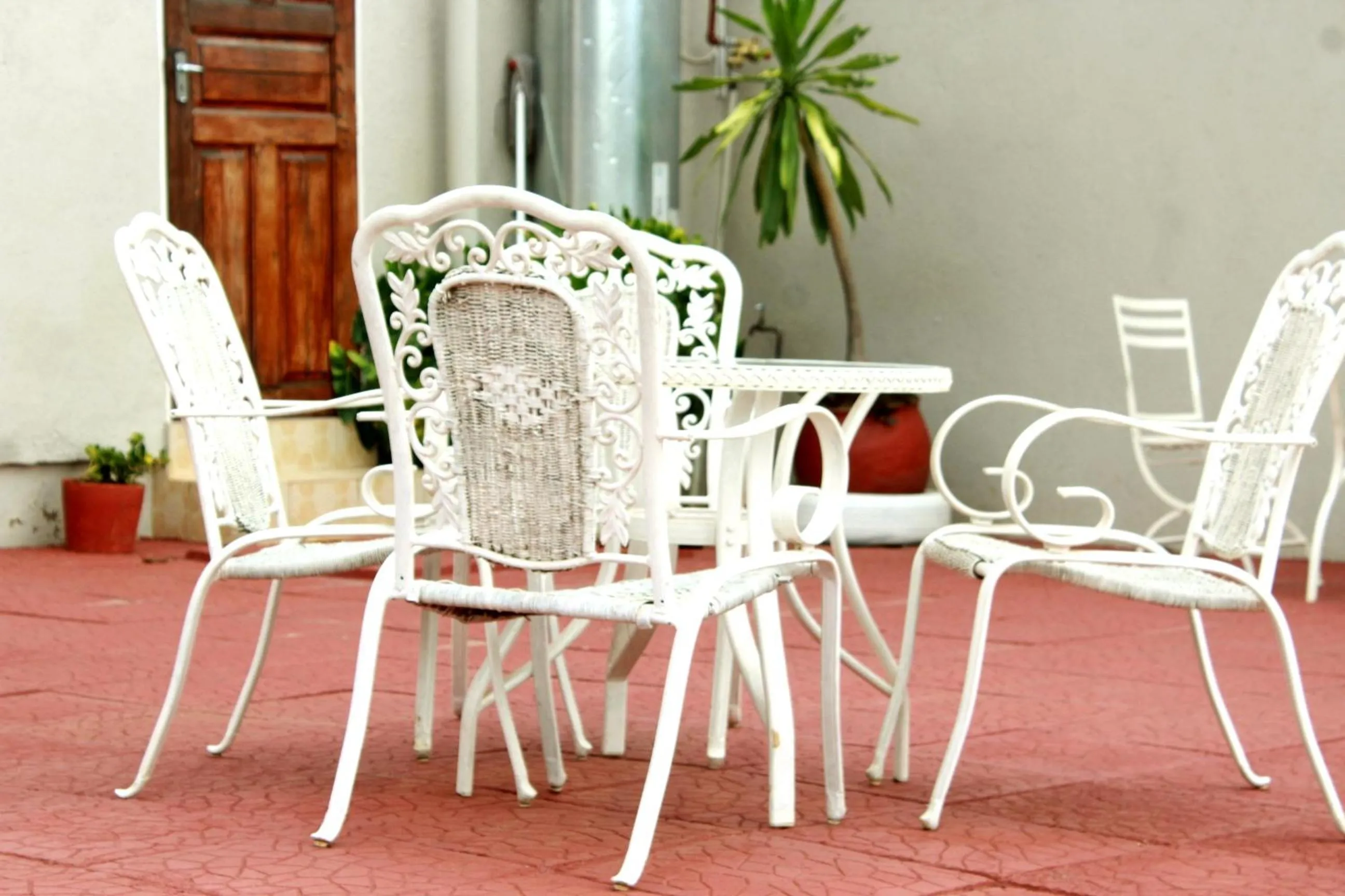 Patio in Avon Apartments