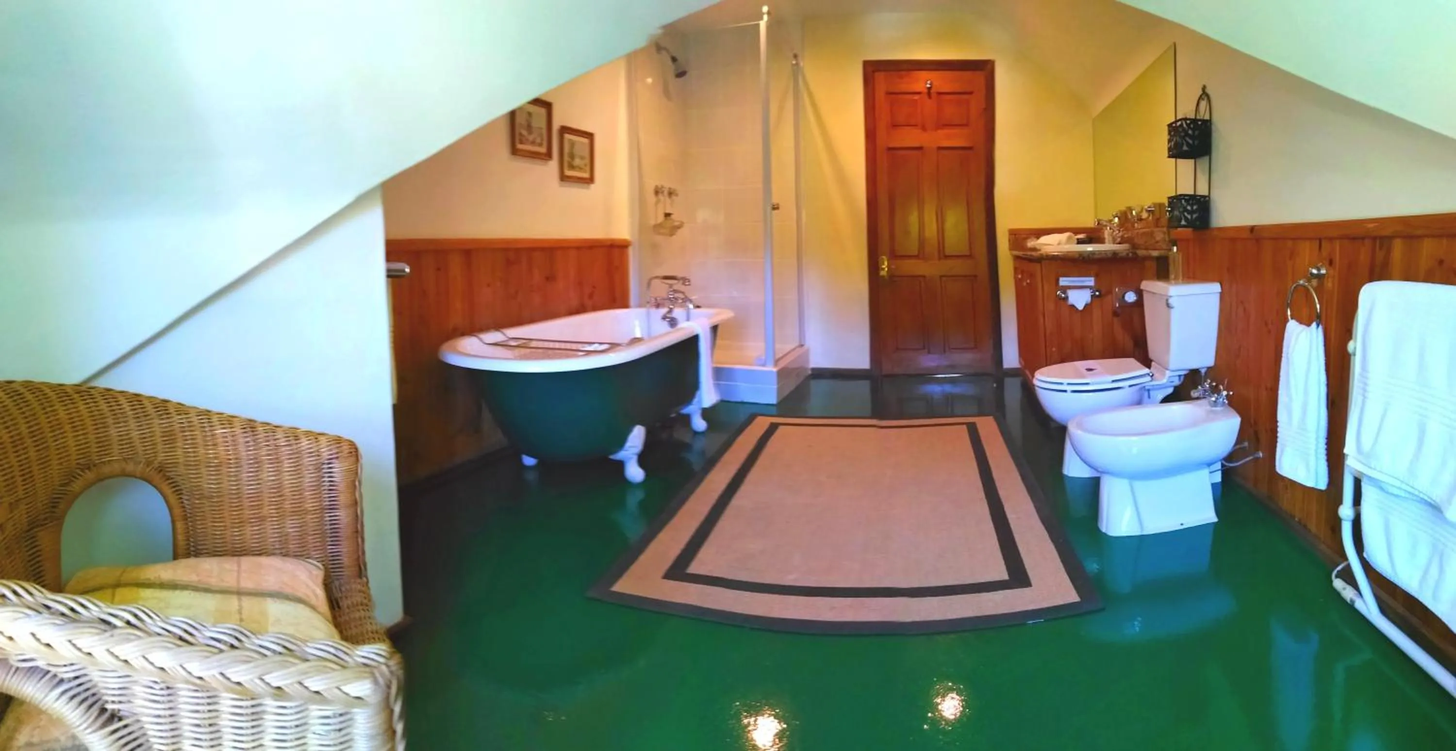 Shower in Le Manoir de Brendel