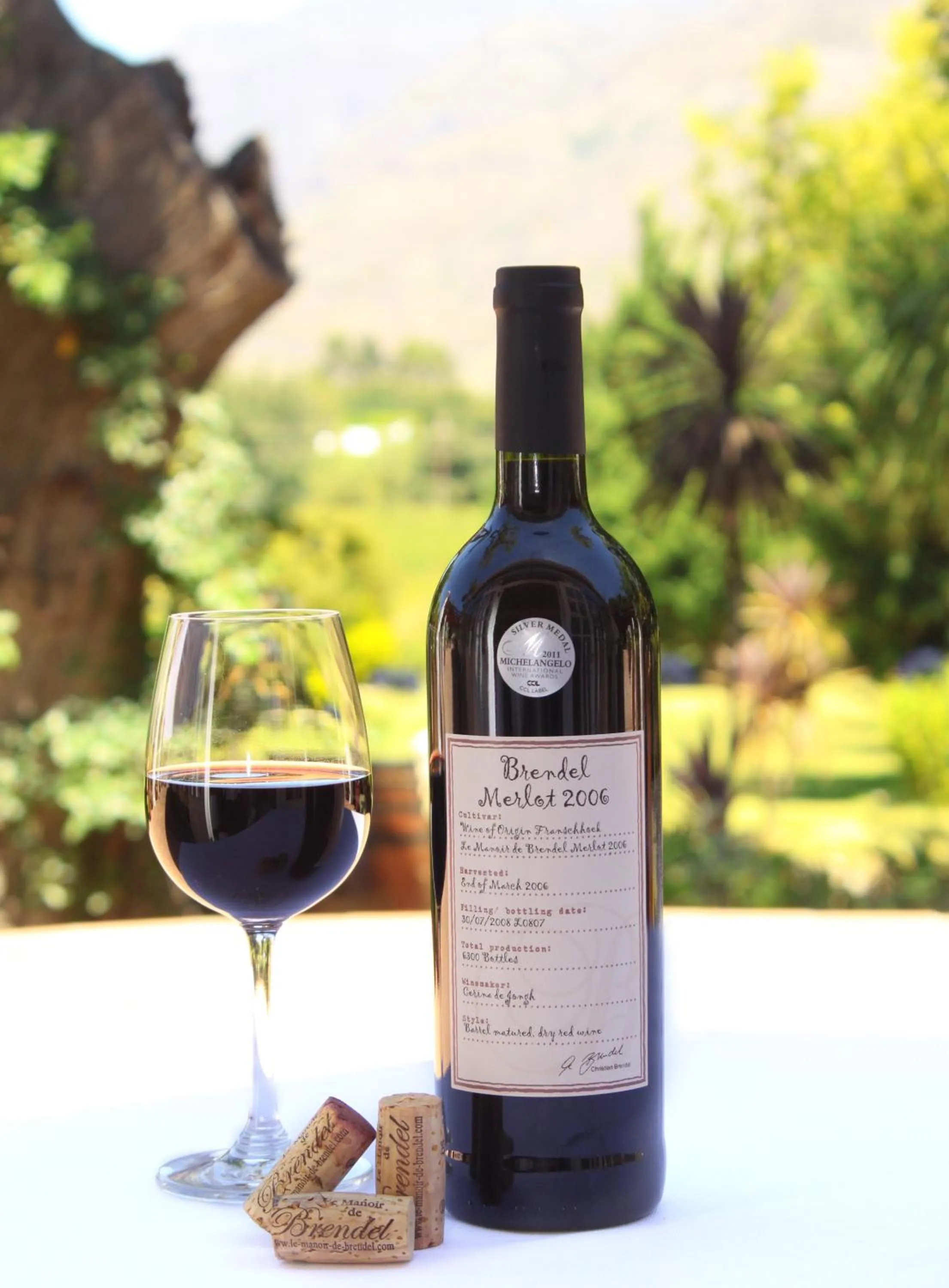 Garden view in Le Manoir de Brendel