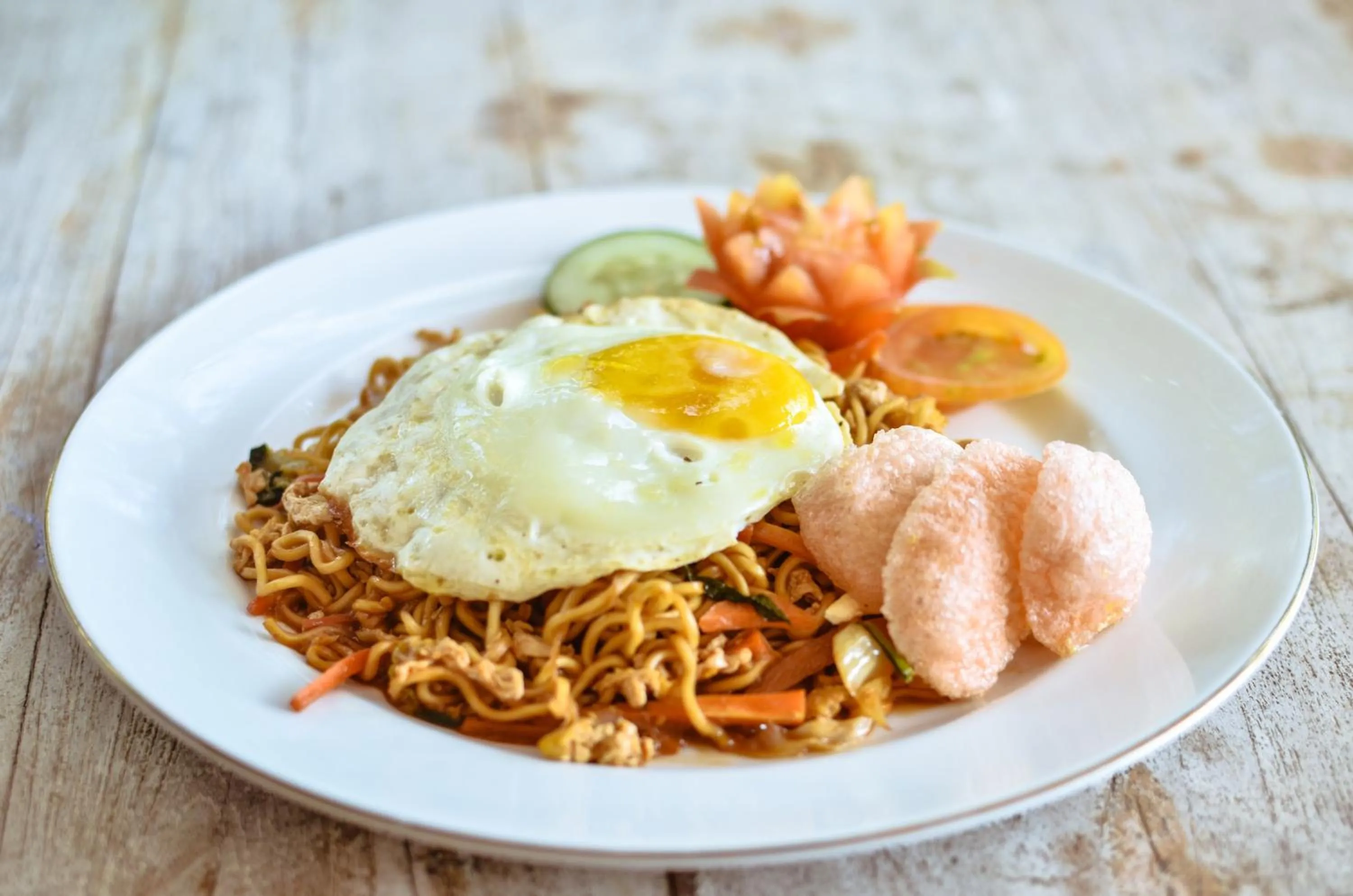 Breakfast in Palm Bamboo Hotel