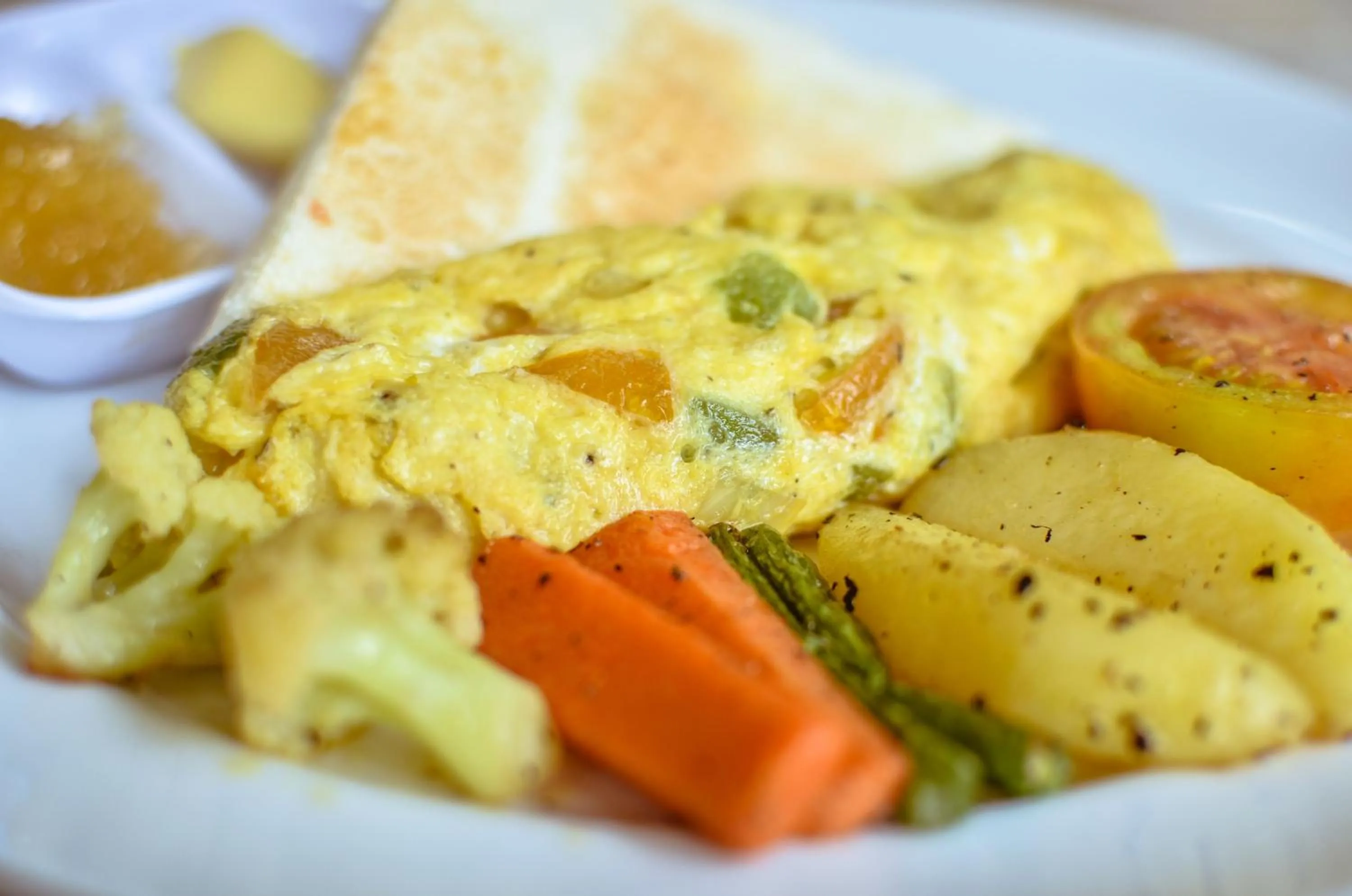 Breakfast in Palm Bamboo Hotel